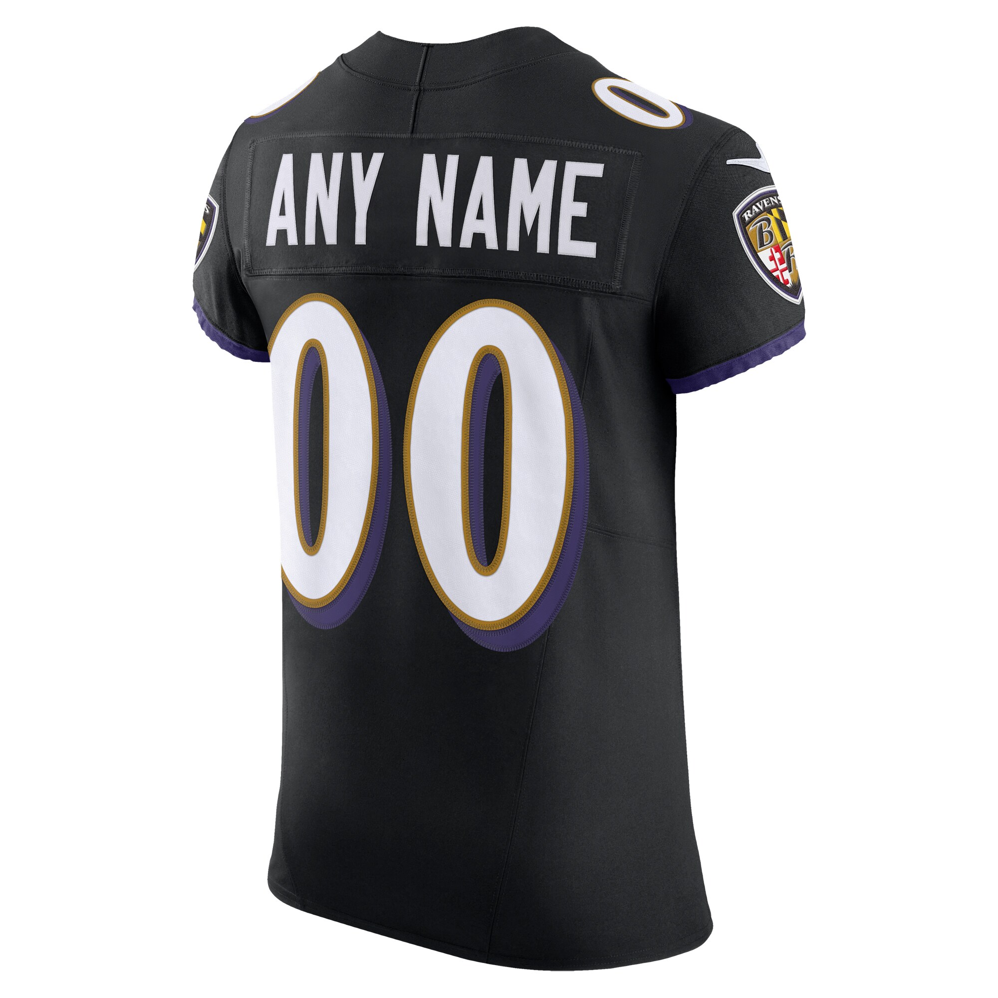 Baltimore Ravens Vapor F.u.s.e. Elite Custom Jersey – Black