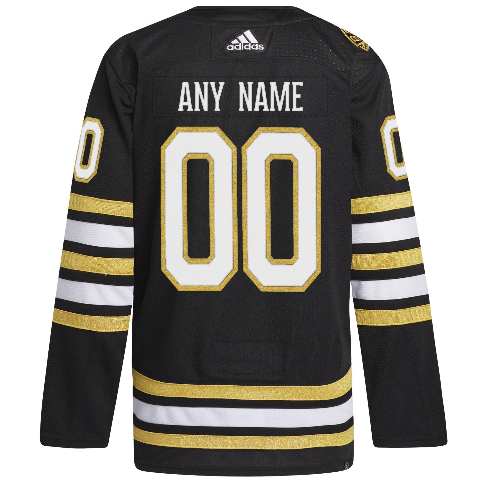 Boston Bruins 100th Anniversary Primegreen Custom Jersey – Black