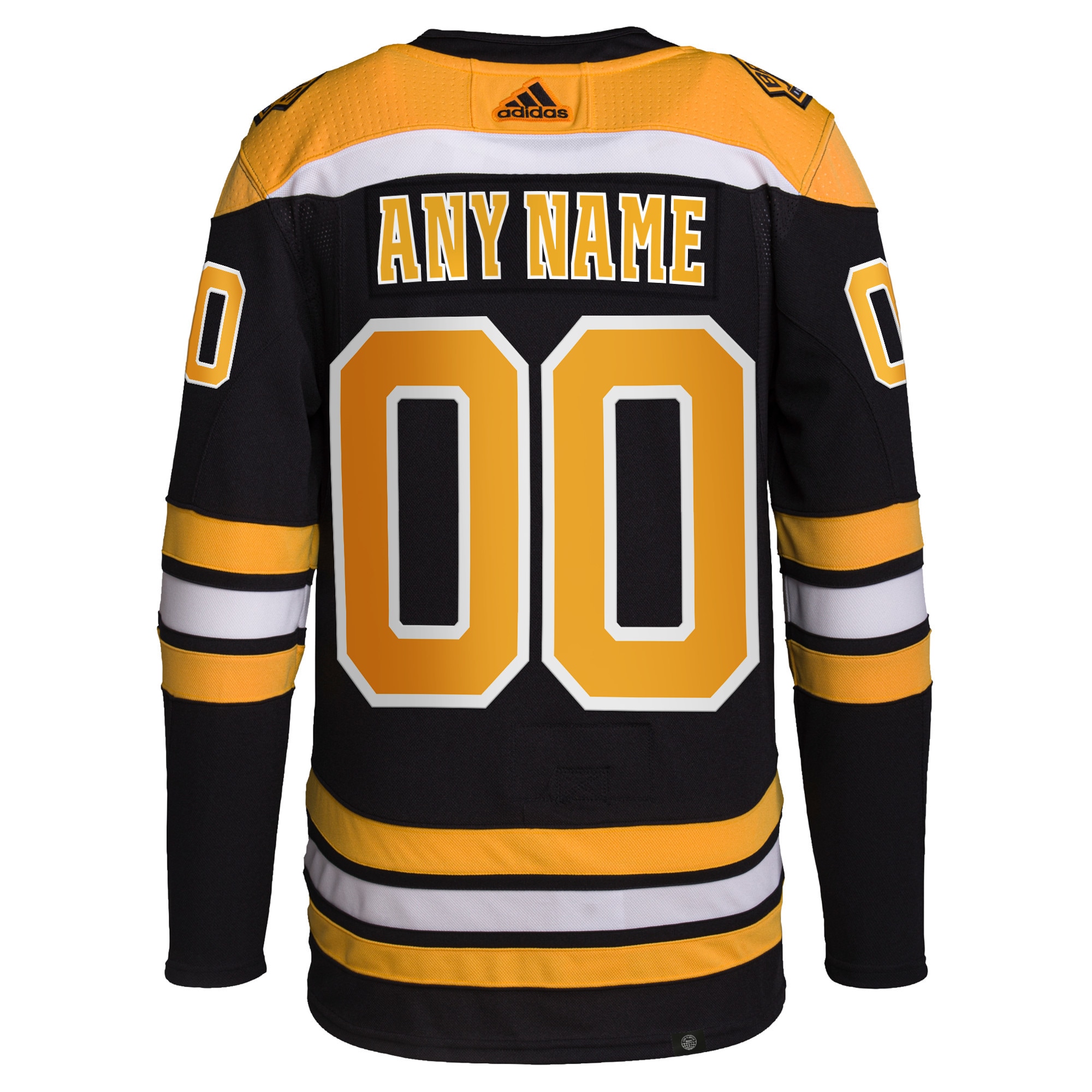Boston Bruins Home Primegreen Custom Jersey – Black