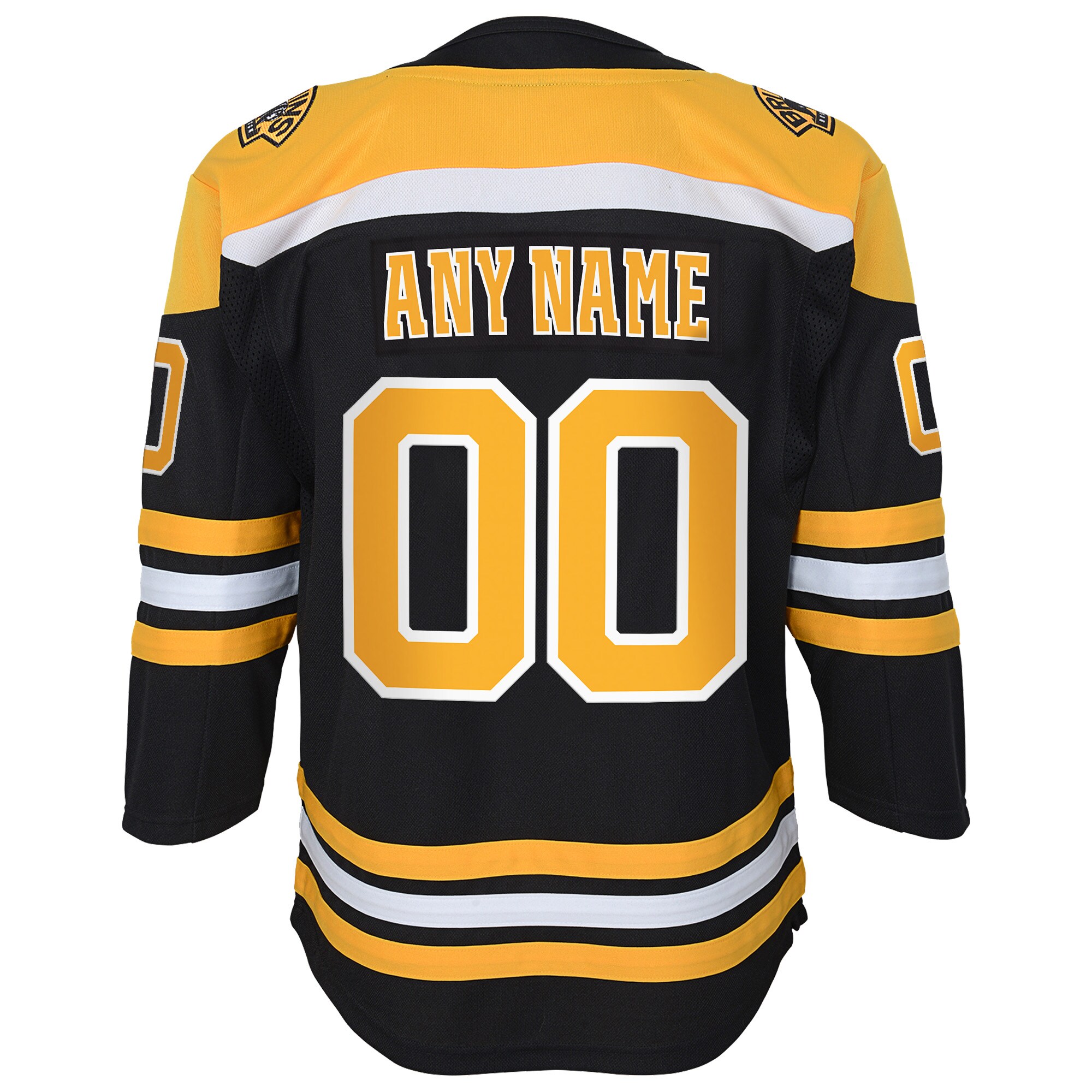 Boston Bruins Youth Home Custom Premier Jersey – Black