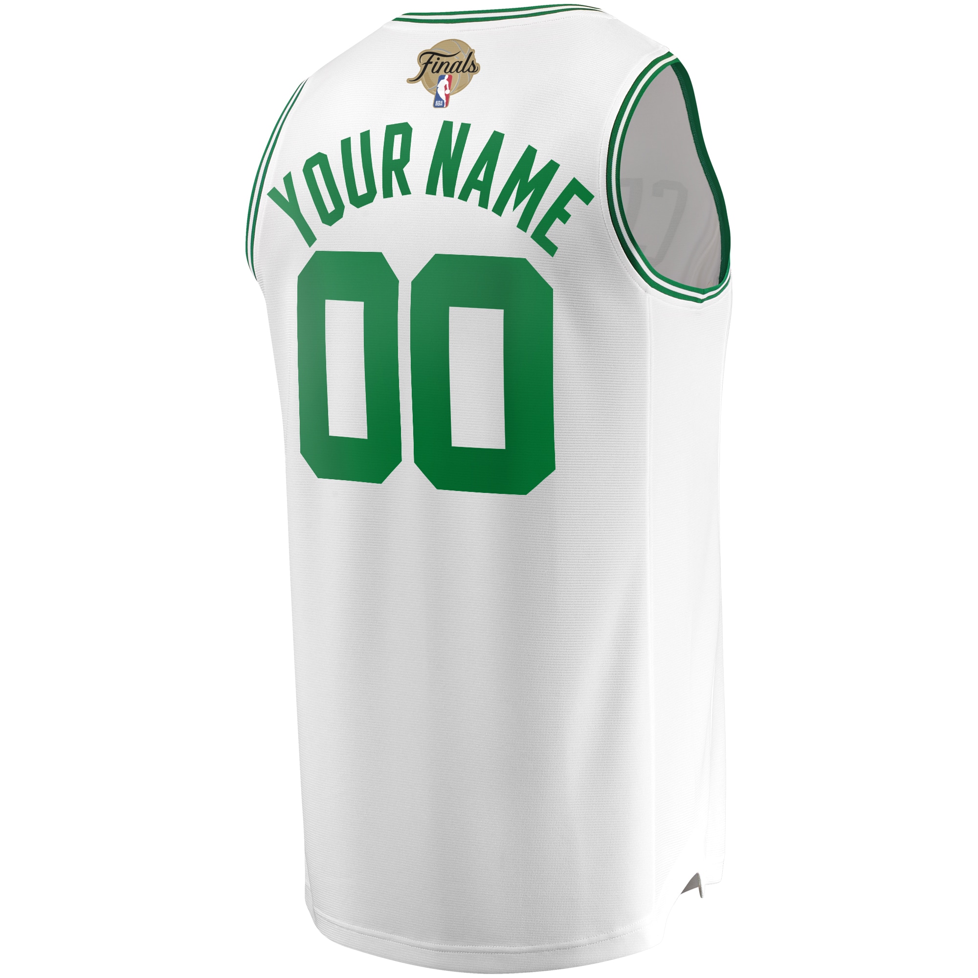 Boston Celtics Fanatics 2024 Finals Custom Fast Break Jersey – White – Association Edition