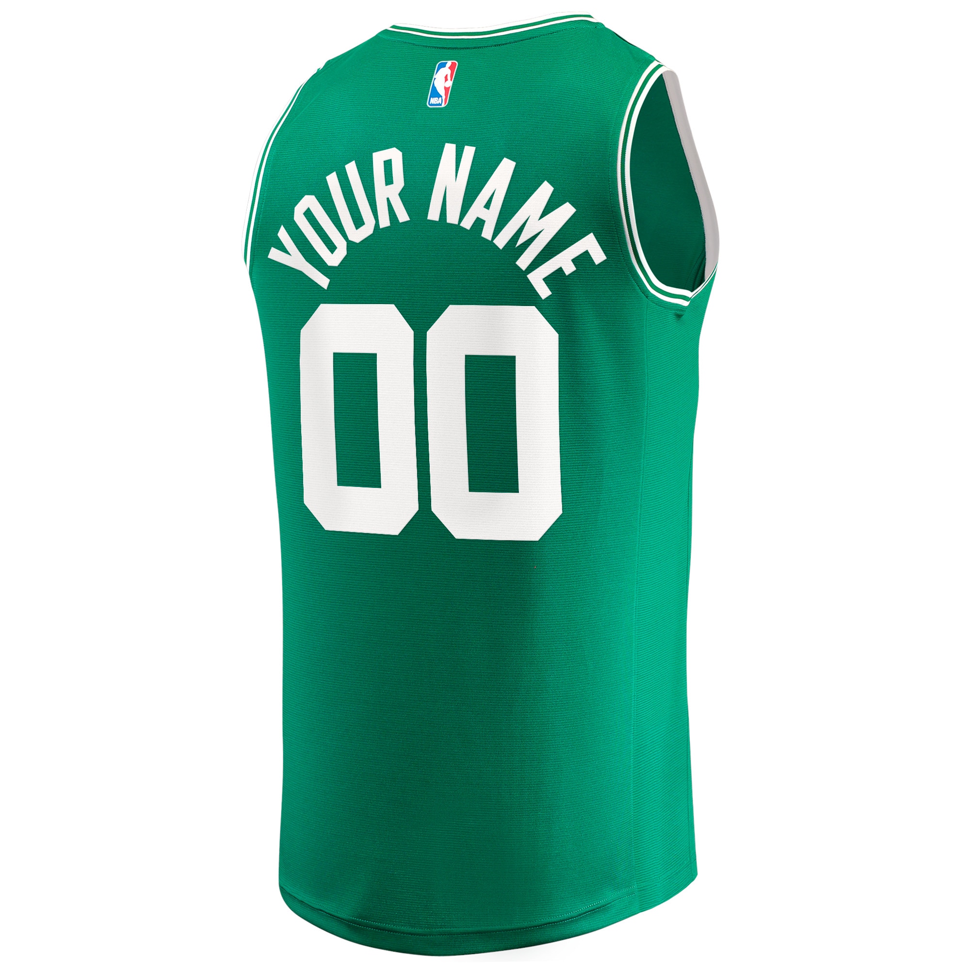 Boston Celtics Fanatics Youth Fast Break Custom Jersey – Green – Icon Edition