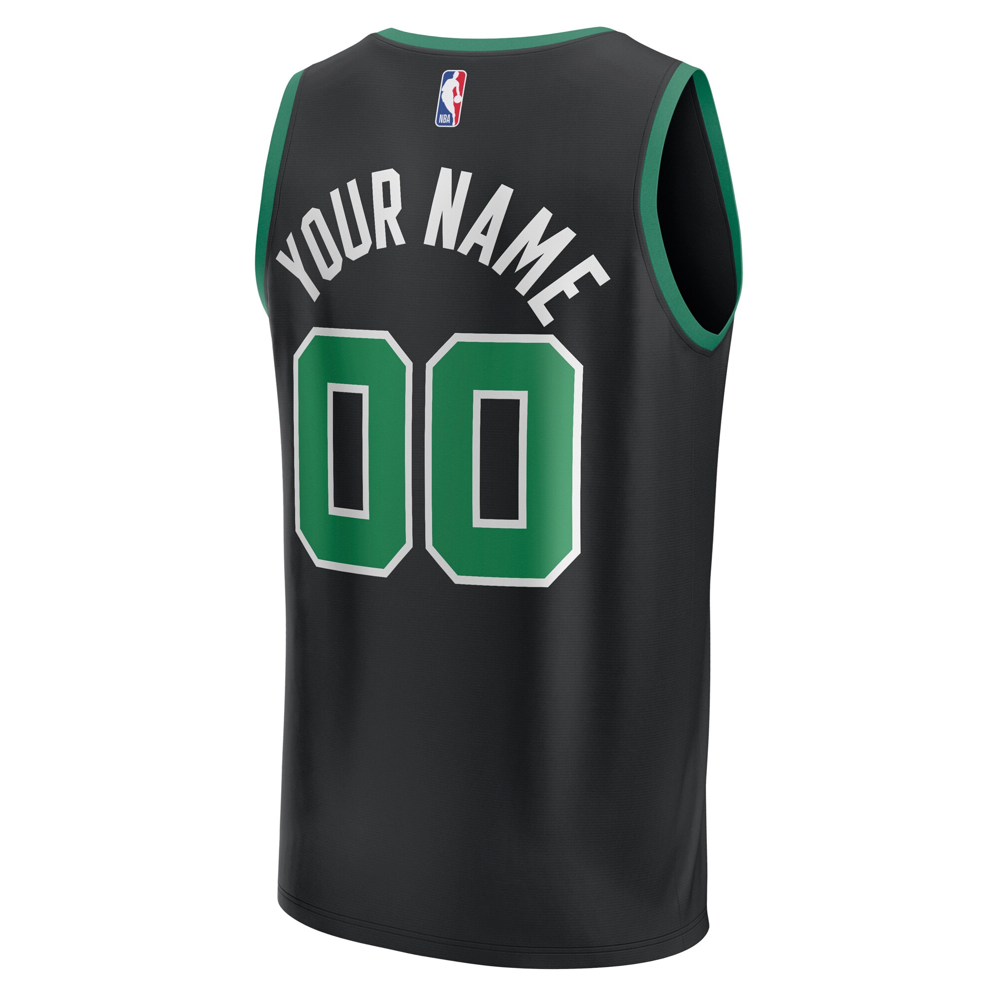 Boston Celtics Fanatics Youth Fast Break Custom Jersey – Statement Edition – Black