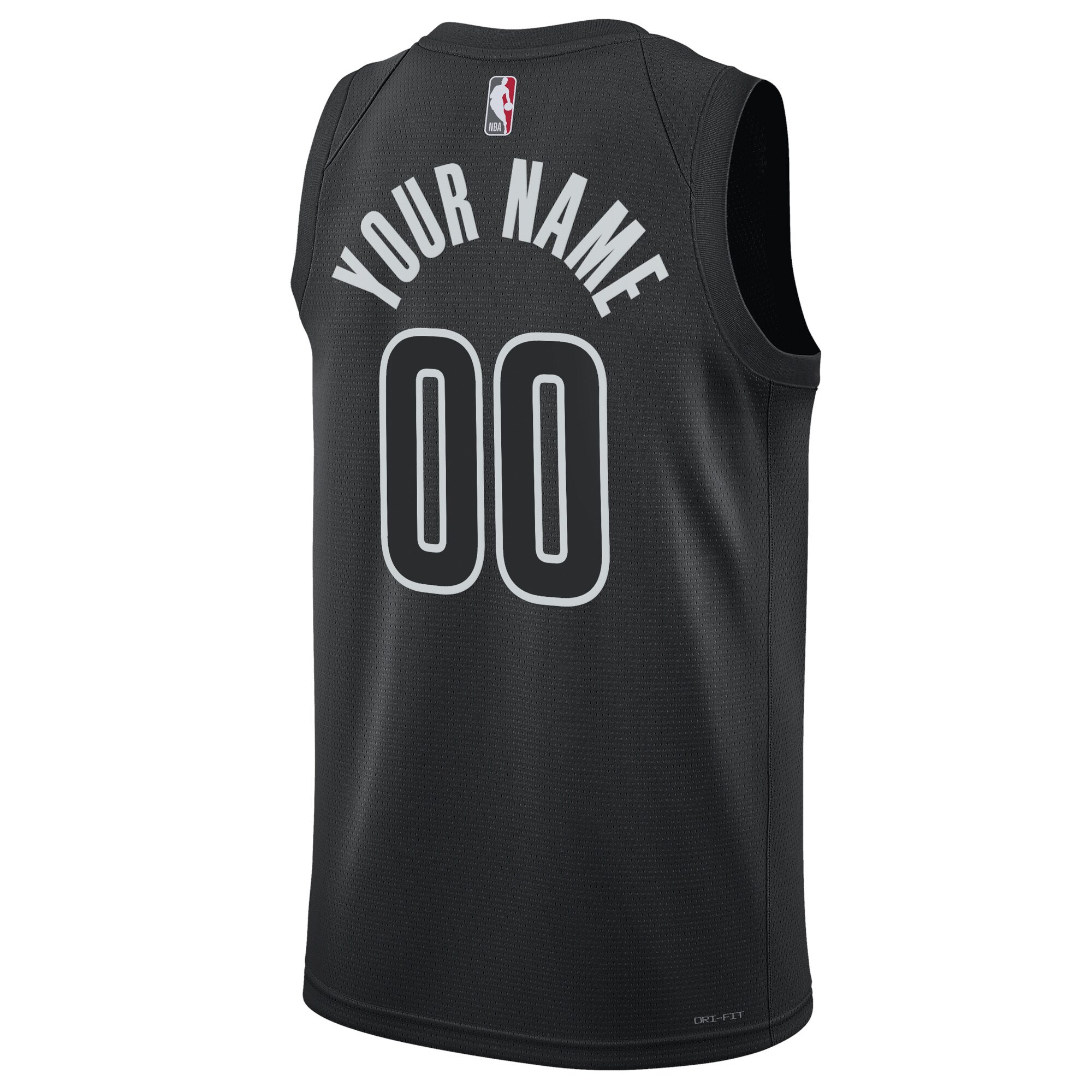 Brooklyn Nets Jordan Brand Unisex 2022/23 Swingman Custom Jersey – Statement Edition – Black