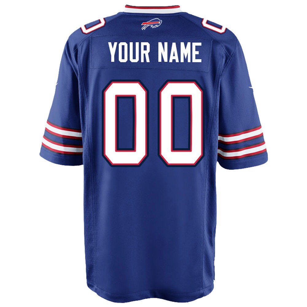 Buffalo Bills Youth Custom Game Jersey – Royal