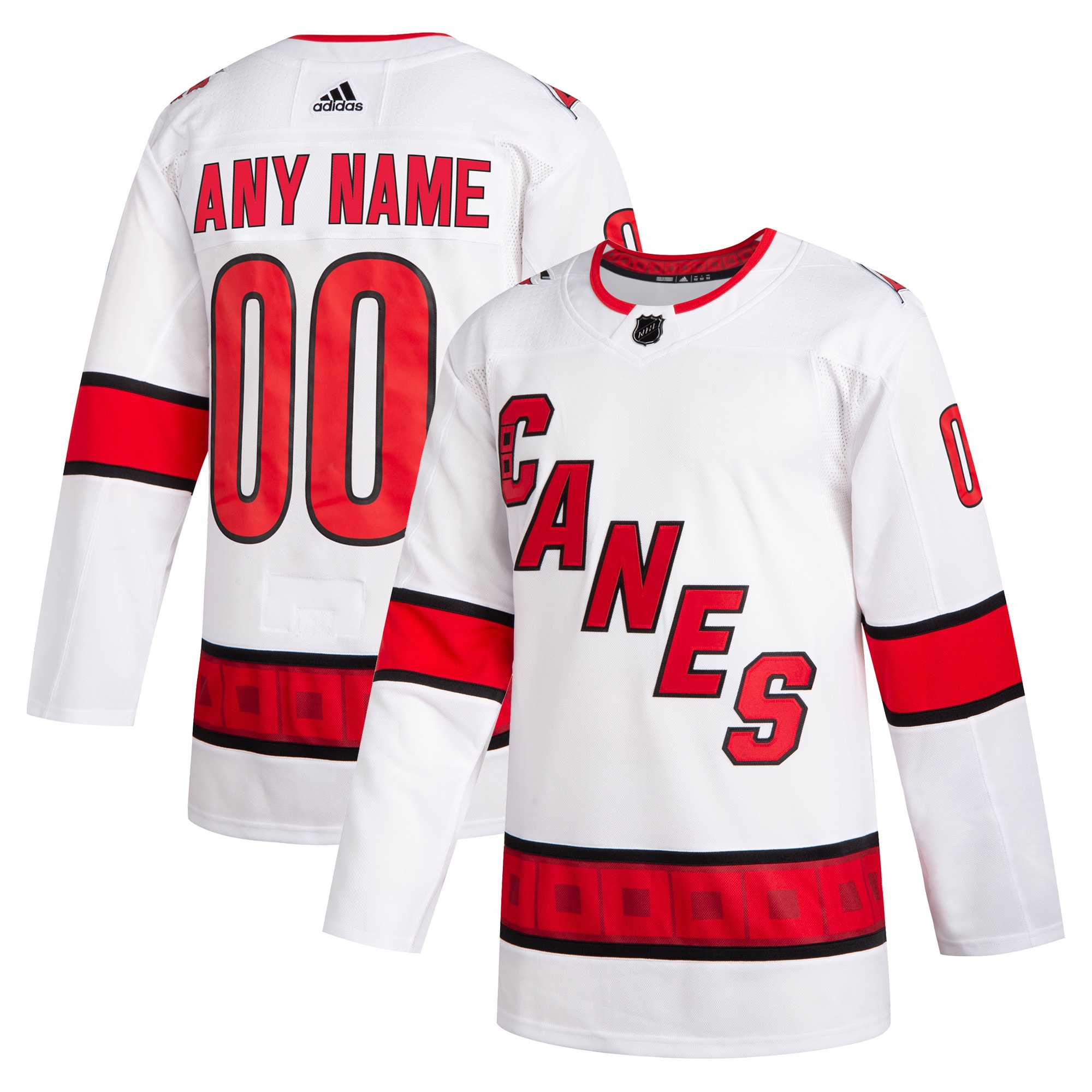 Carolina Hurricanes 2020/21 Away Custom Jersey - White