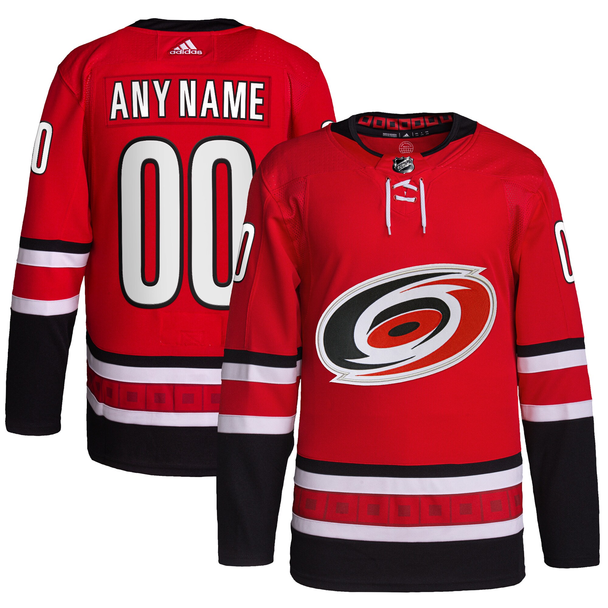 Carolina Hurricanes Alternate Primegreen Custom Jersey - Red