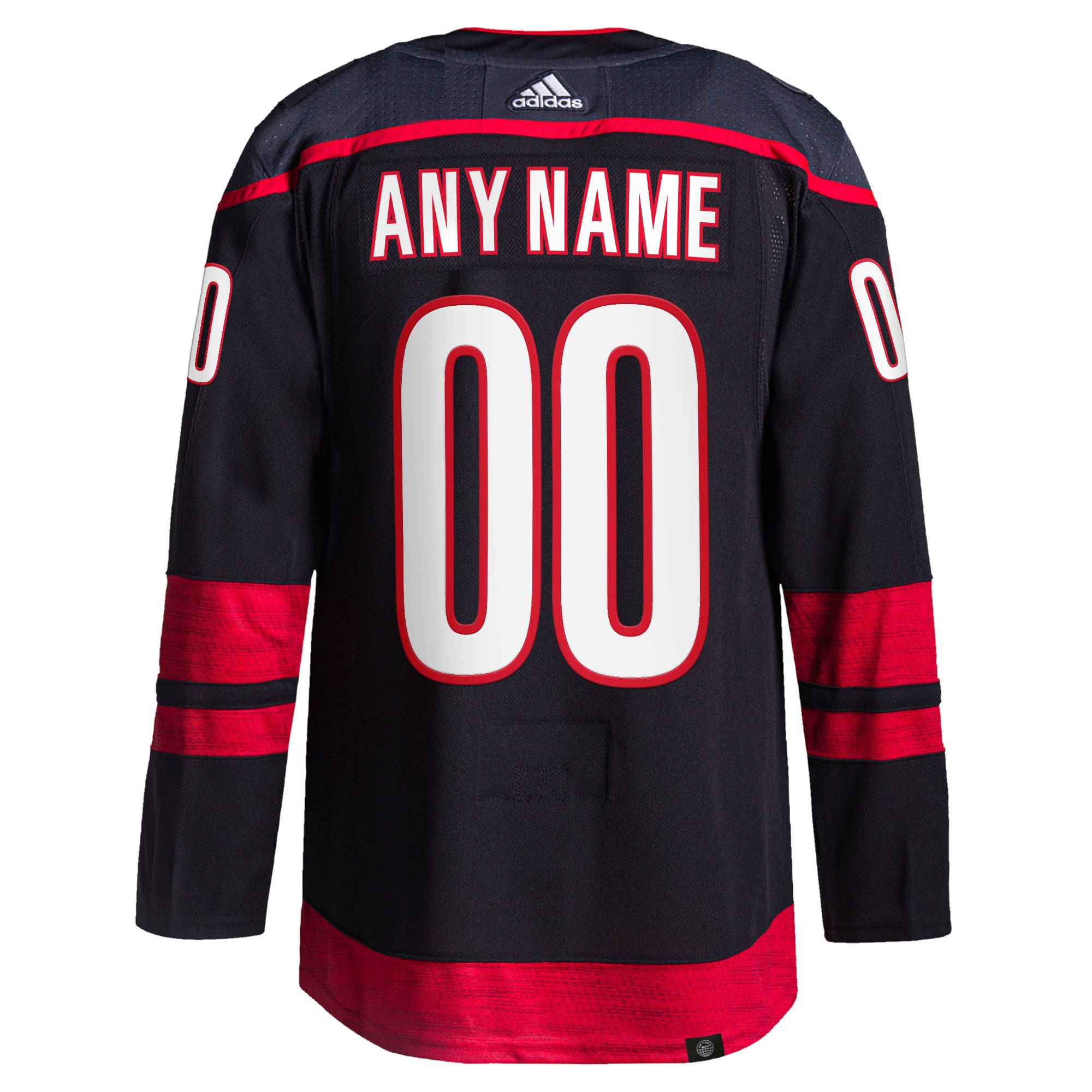 Carolina Hurricanes Home Primegreen Custom Jersey – Black