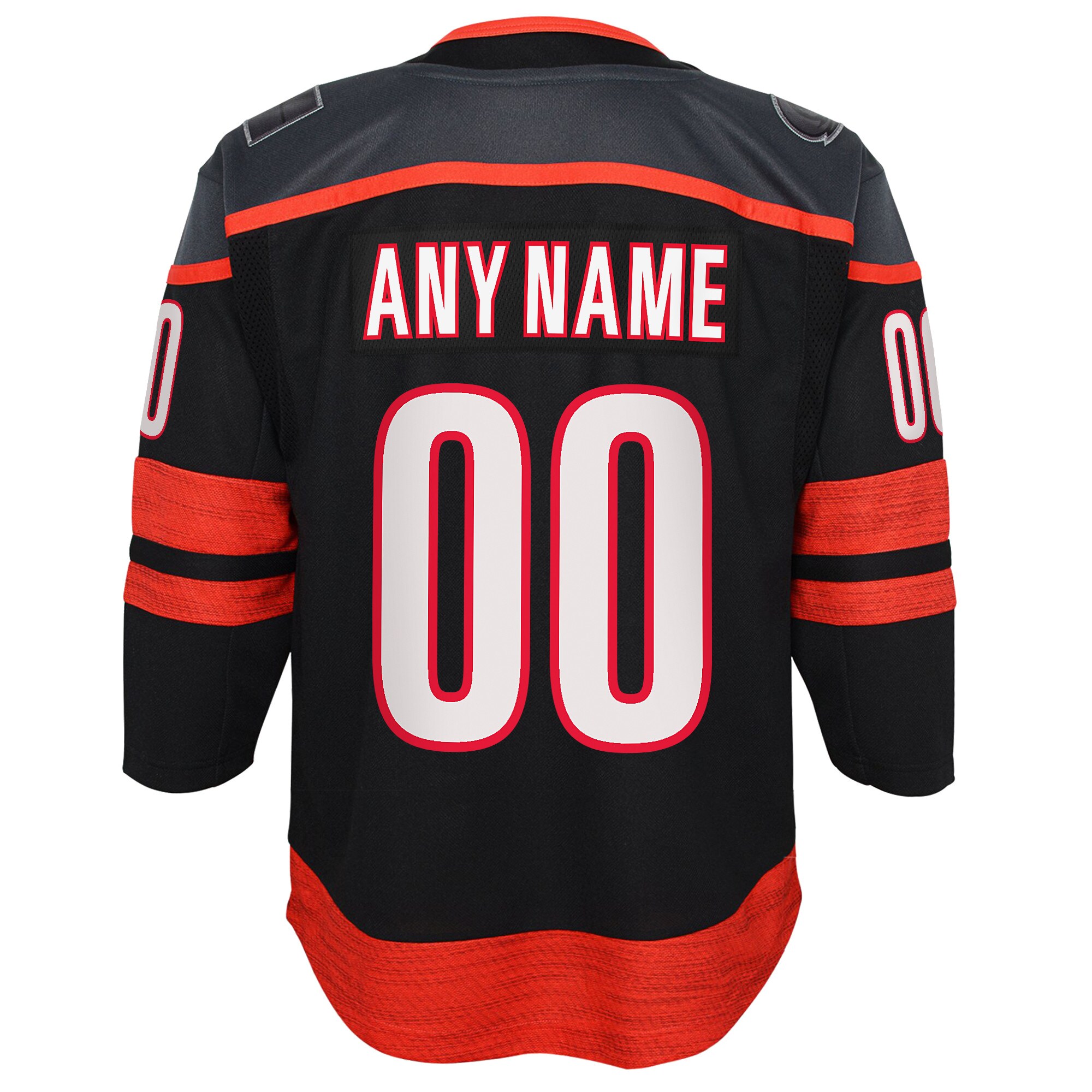 Carolina Hurricanes Youth Home Premier Custom Jersey – Black