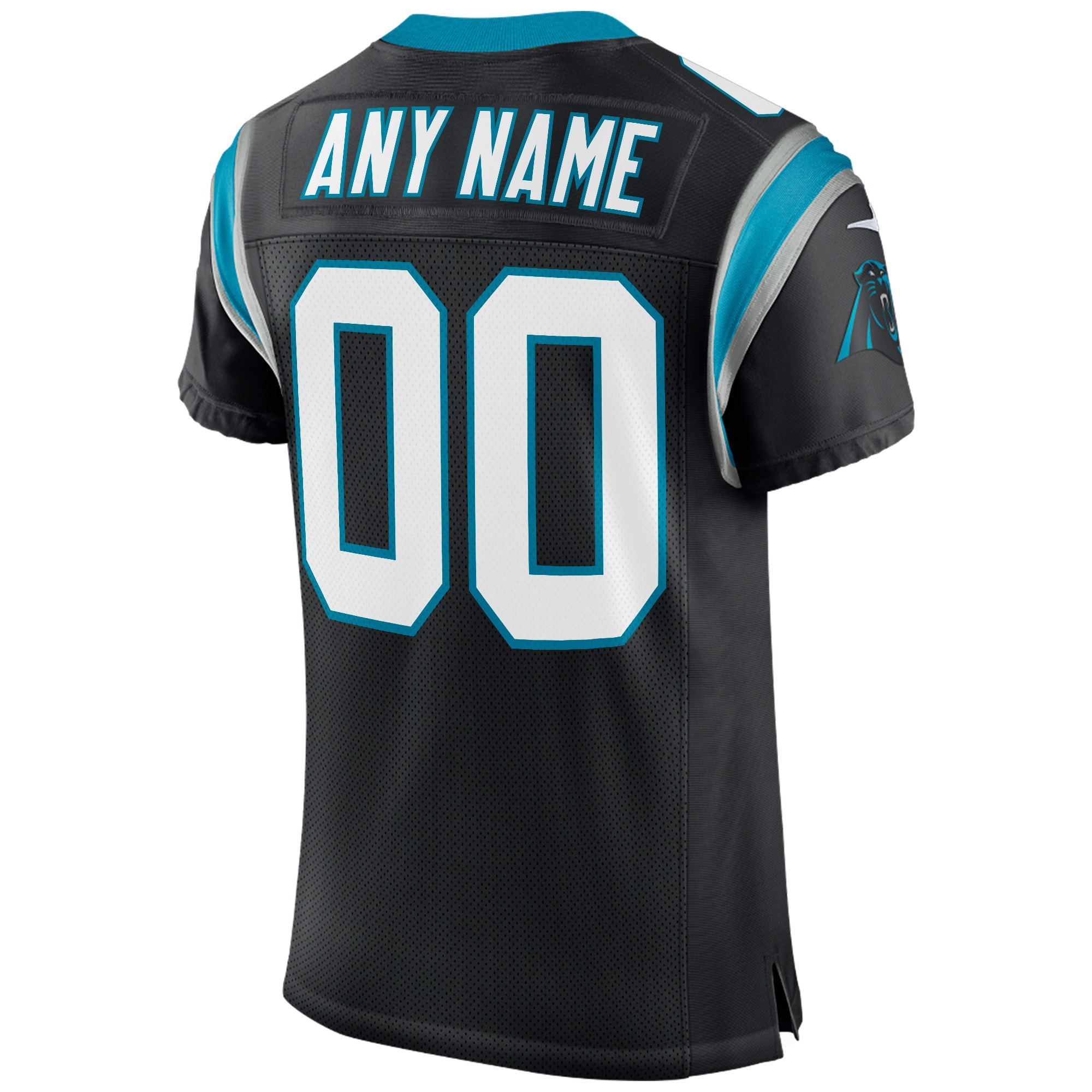 Carolina Panthers Classic Custom Elite Jersey – Black