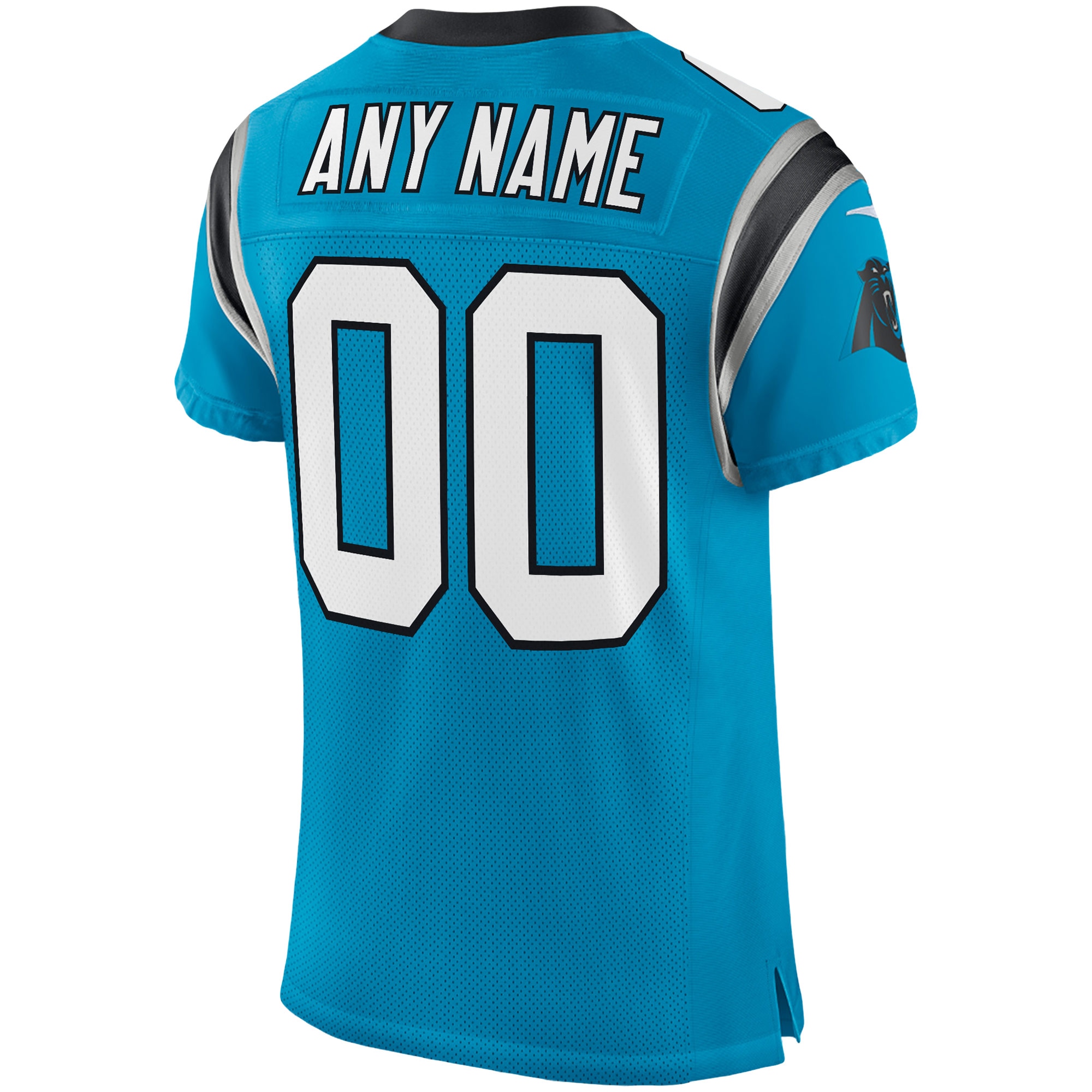 Carolina Panthers Classic Elite Custom Jersey – Blue