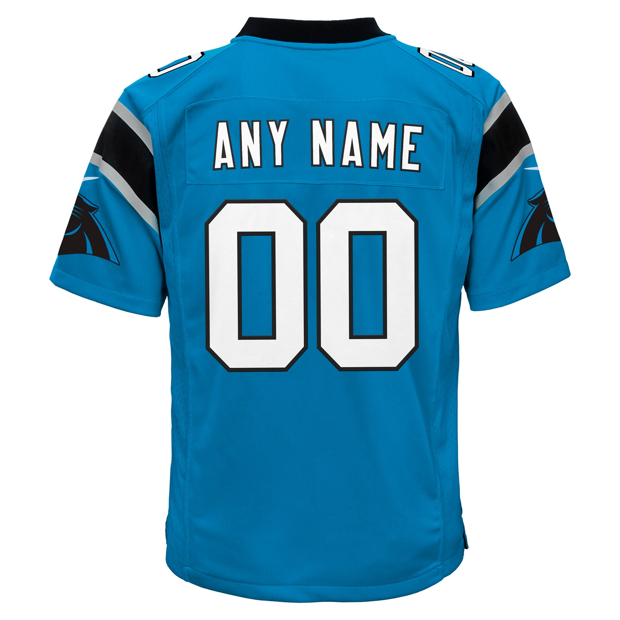 Carolina Panthers Youth Alternate Custom Game Jersey – Blue