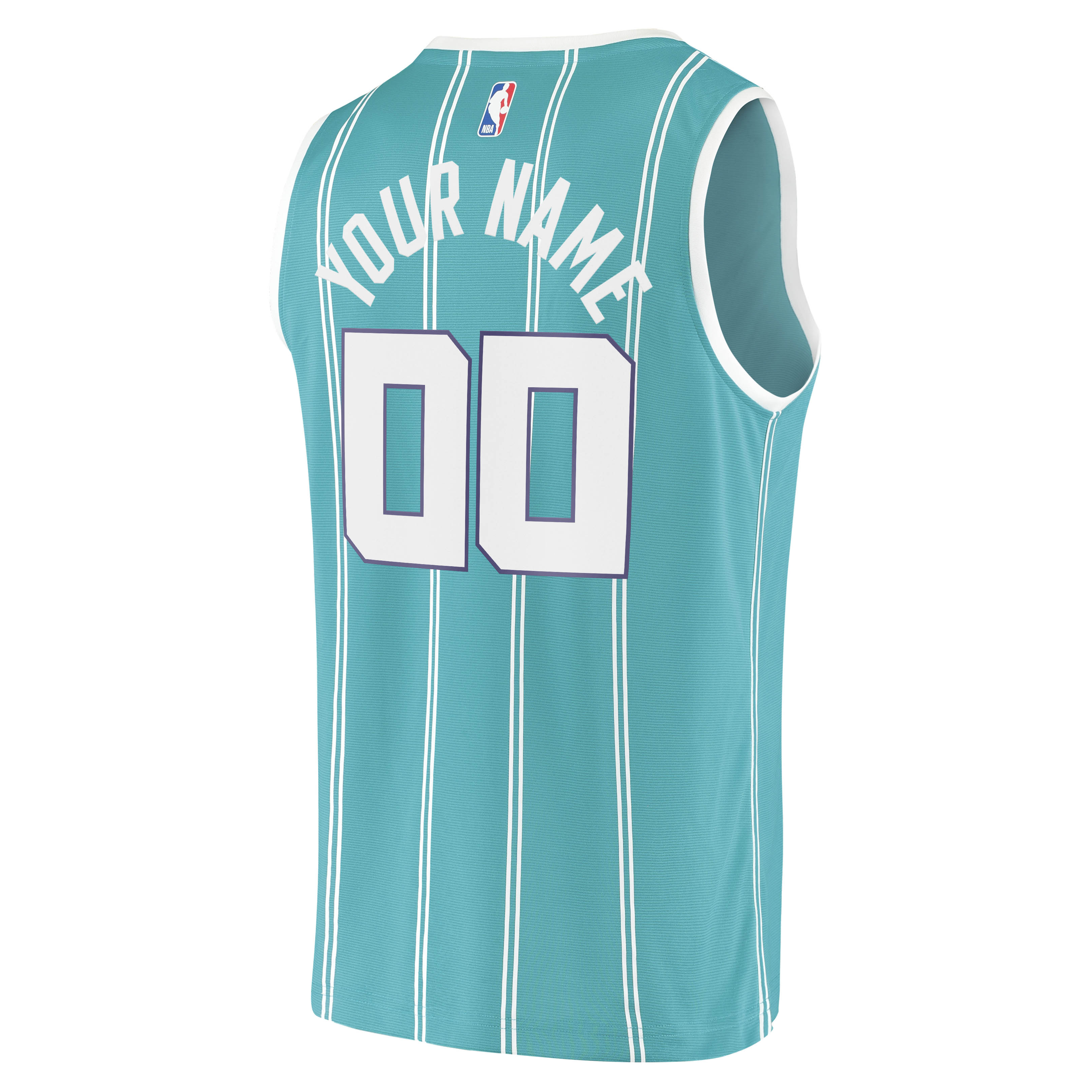 Charlotte Hornets Fanatics Youth 2020 Fast Break Custom Jersey – Icon Edition – Teal
