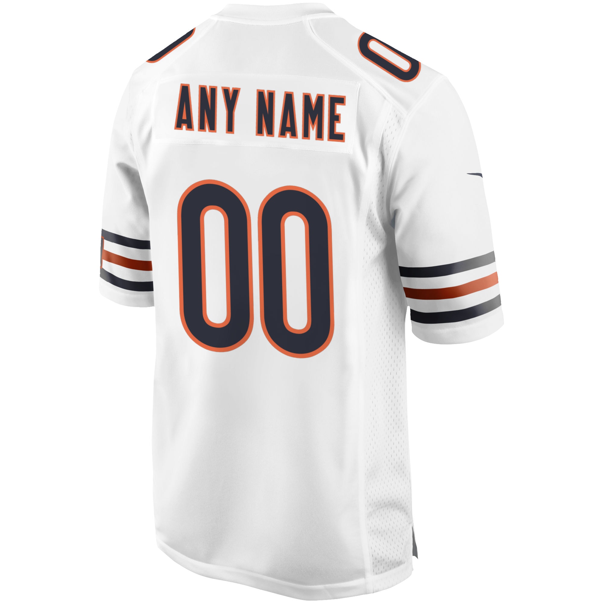 Chicago Bears Custom Game Jersey – White