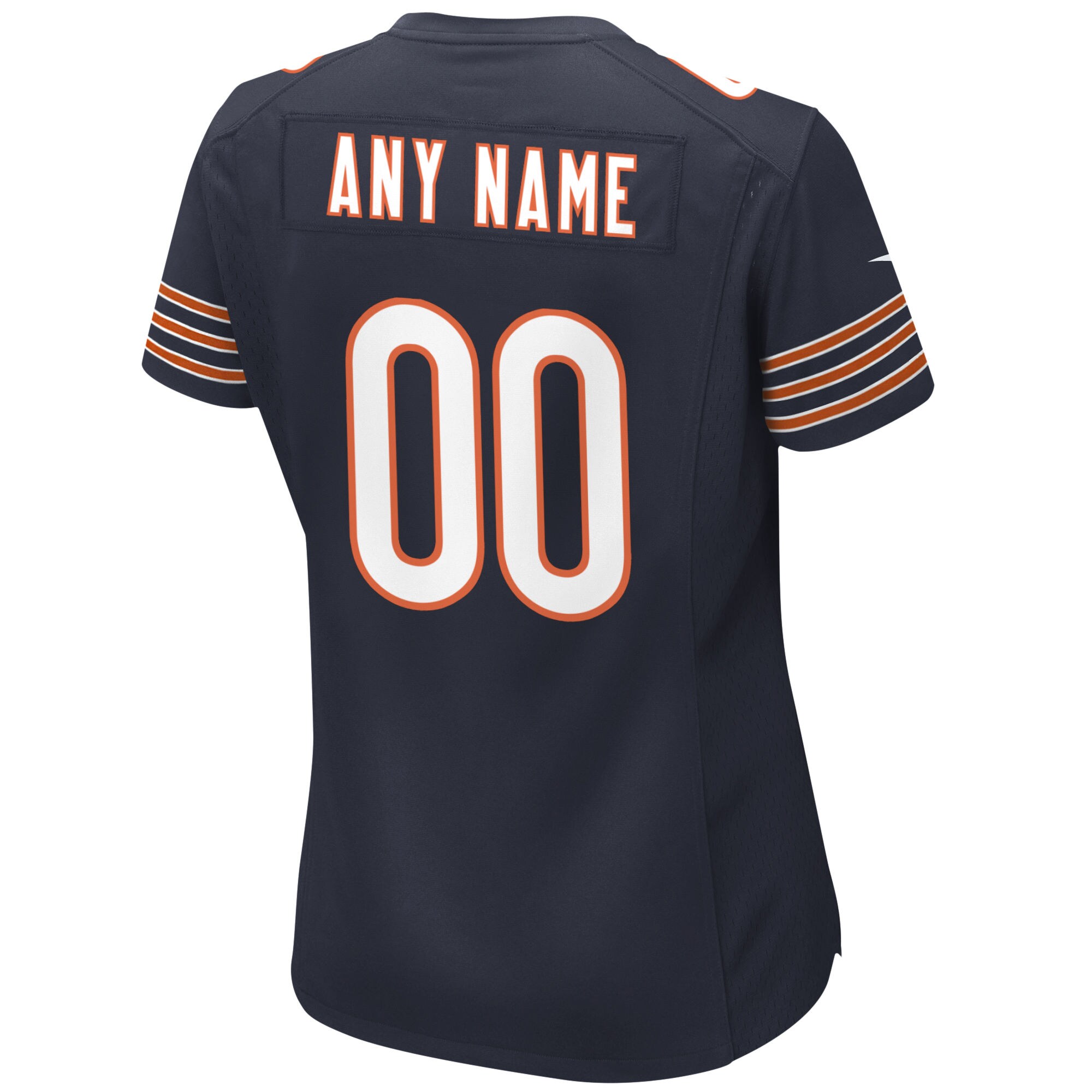 Chicago Bears Women’s Custom Game Jersey – Navy