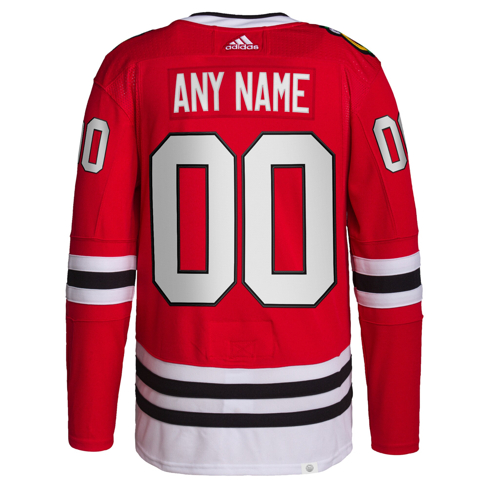 Chicago Blackhawks Home Primegreen Custom Jersey – Red
