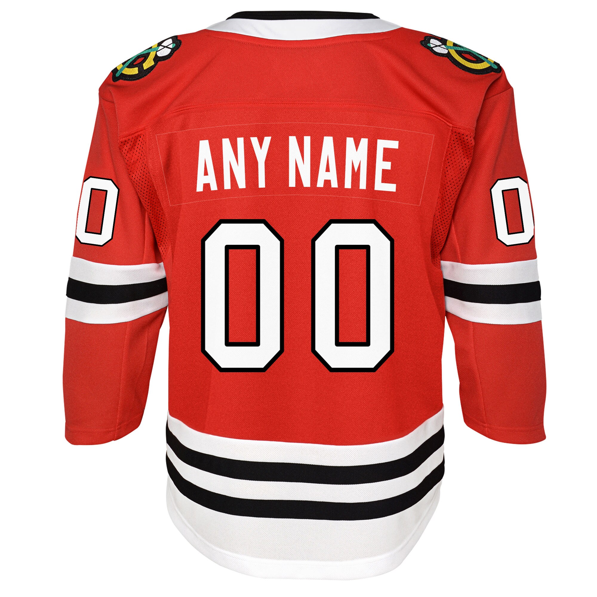 Chicago Blackhawks Youth Premier Custom Jersey – Red