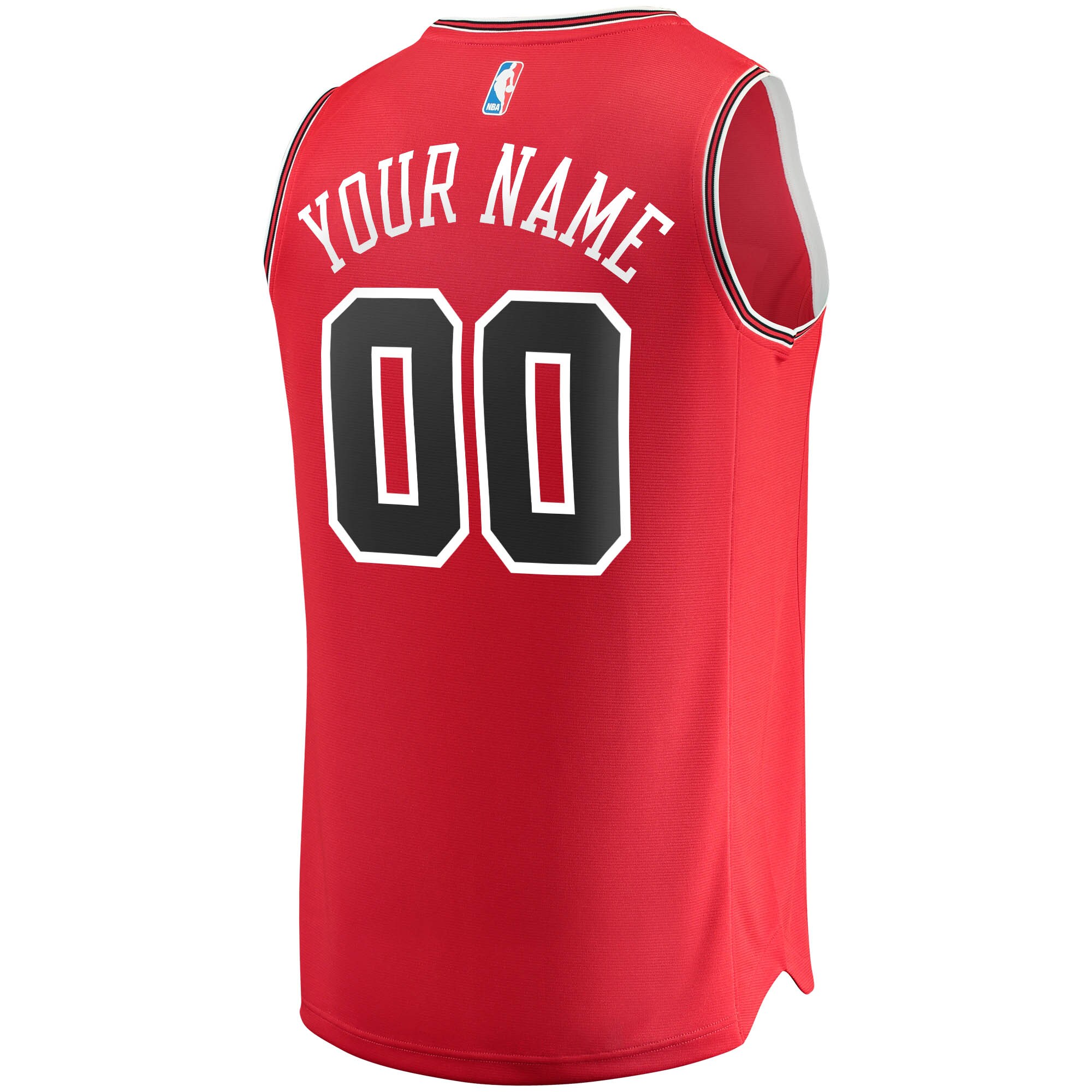 Chicago Bulls Fanatics Fast Break Custom Jersey Red – Icon Edition