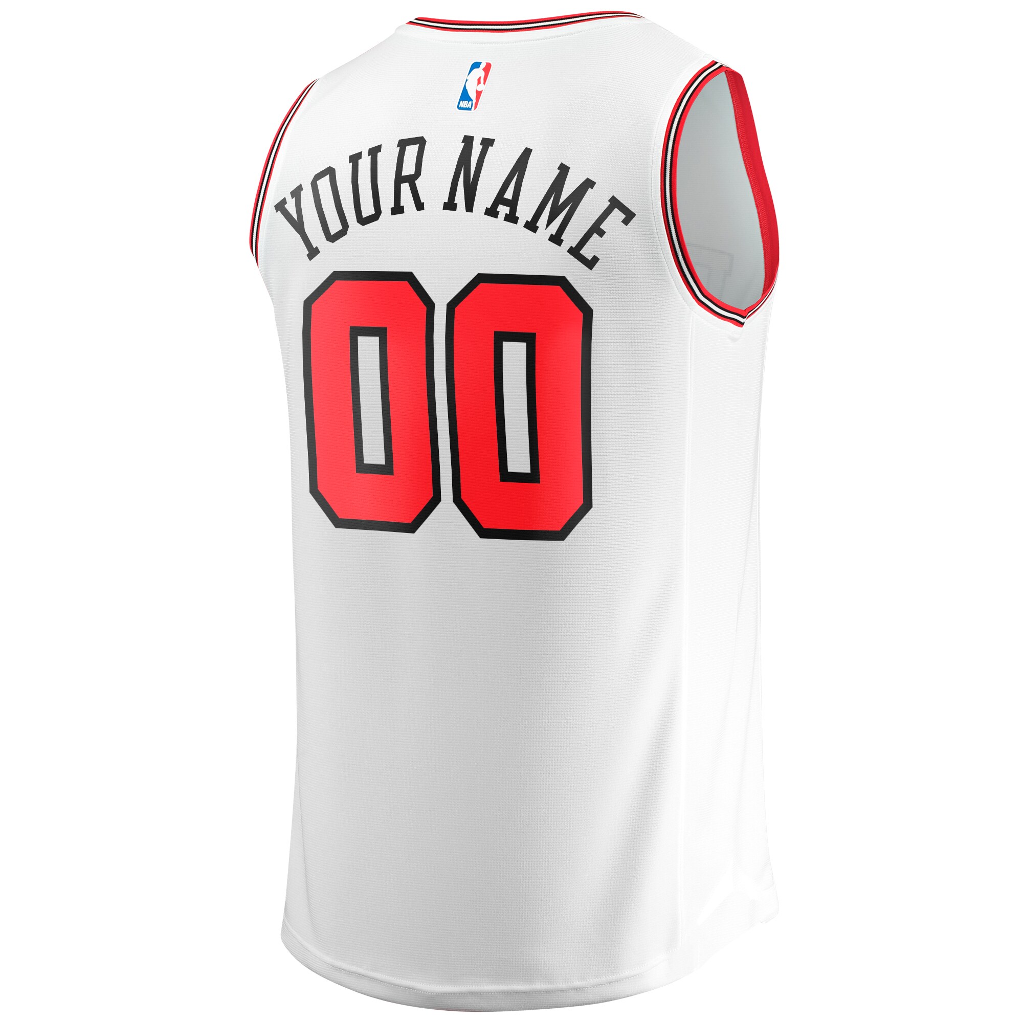 Chicago Bulls Fanatics Youth Fast Break Custom Jersey – Association Edition – White