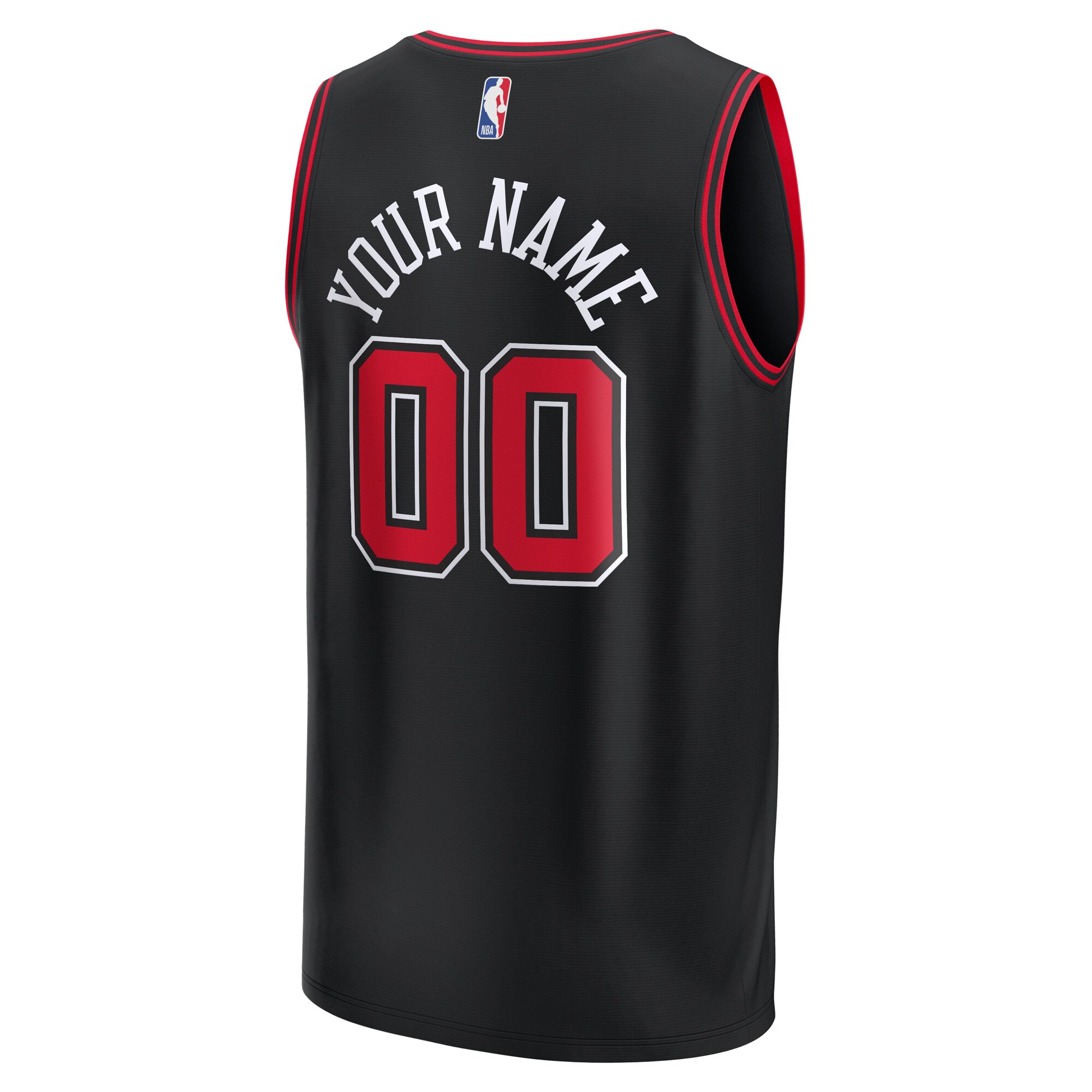 Chicago Bulls Fanatics Youth Fast Break Custom Jersey – Statement Edition – Black