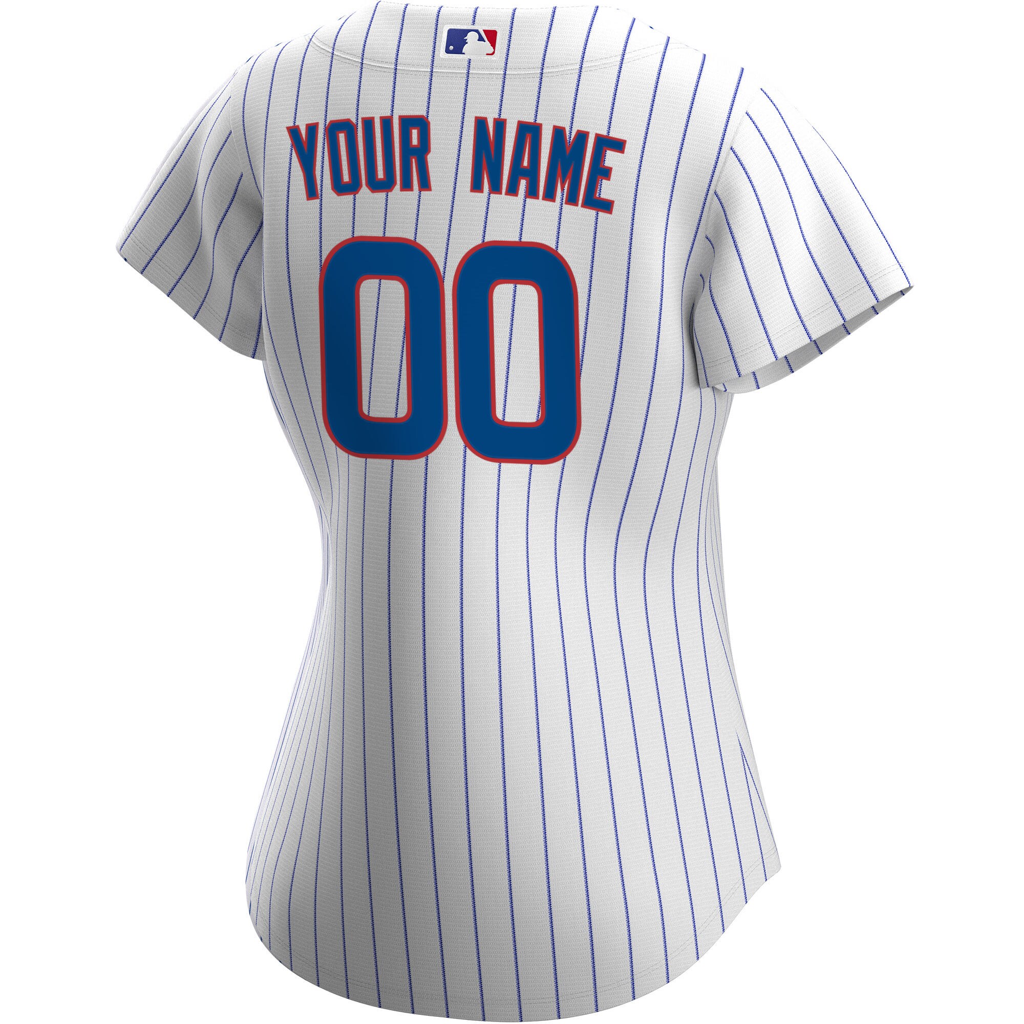 Chicago Cubs Women’s Home Custom Jersey – White