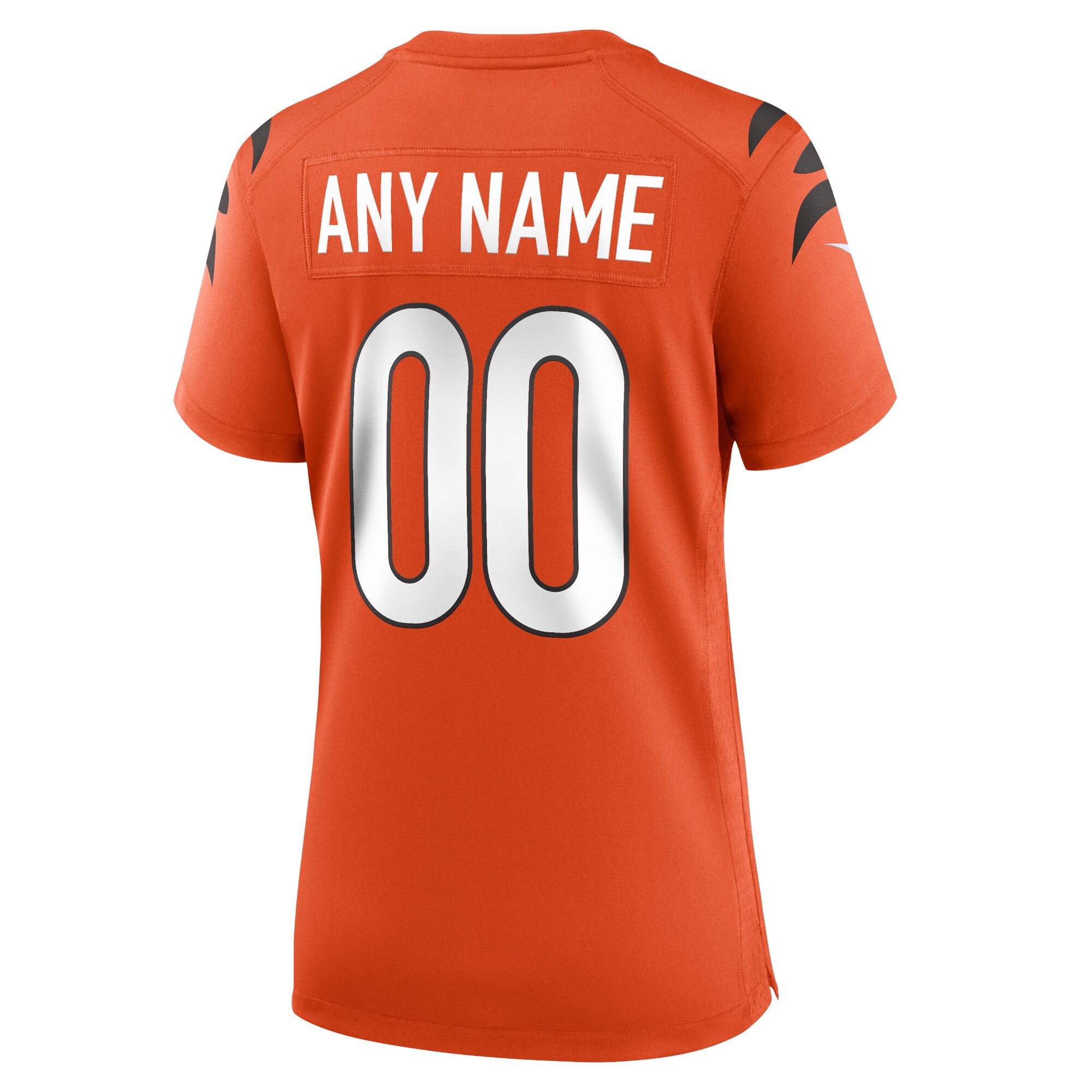 Cincinnati Bengals Women’s Alternate Game Custom Jersey – Orange