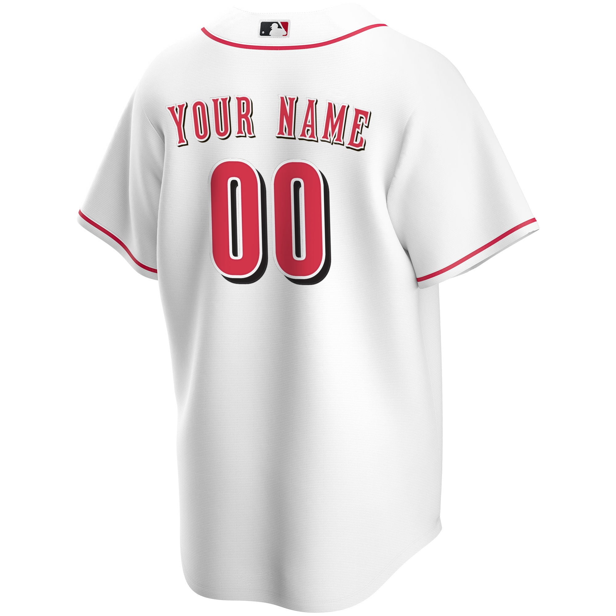 Cincinnati Reds Home Custom Jersey – White
