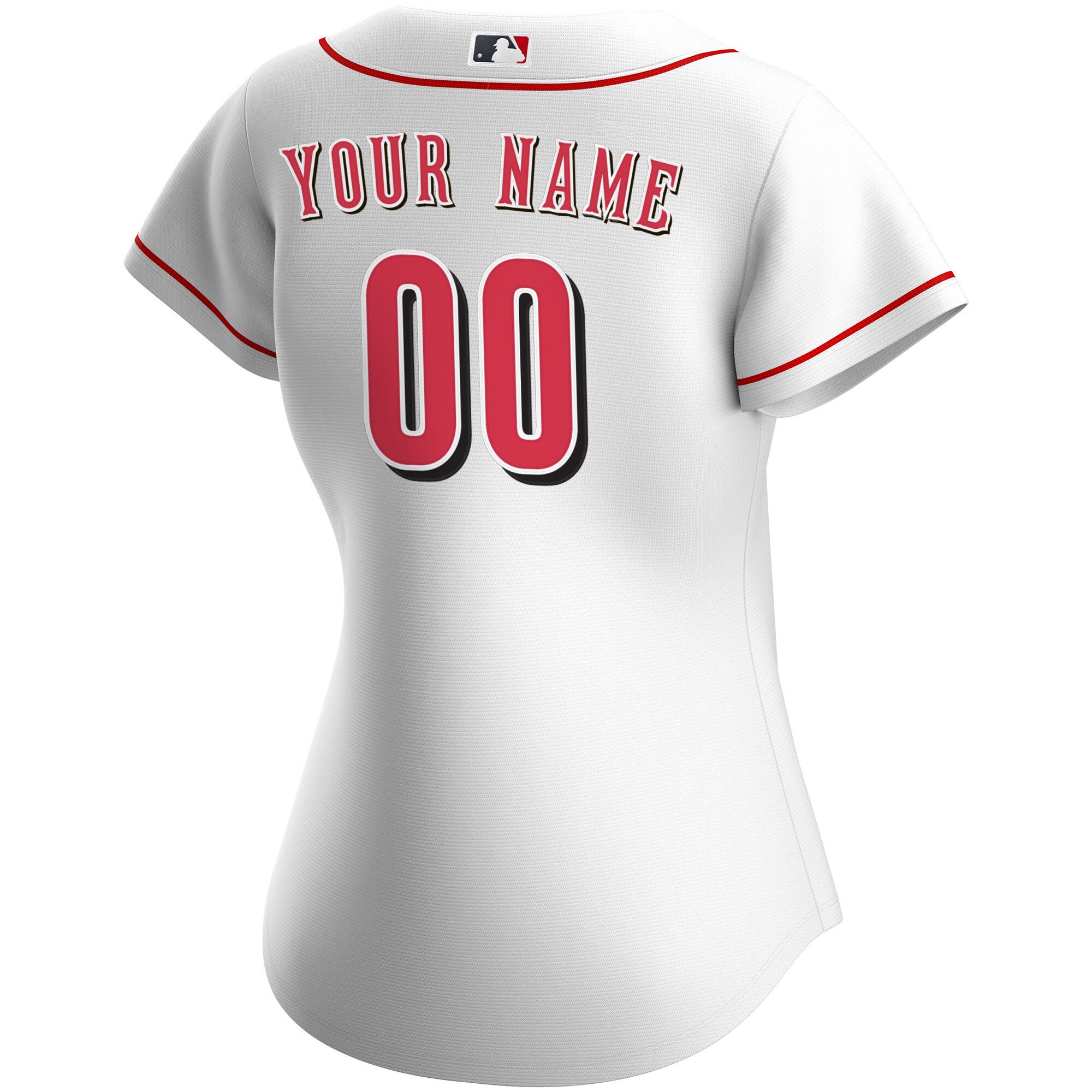 Cincinnati Reds Women’s Home Custom Jersey – White