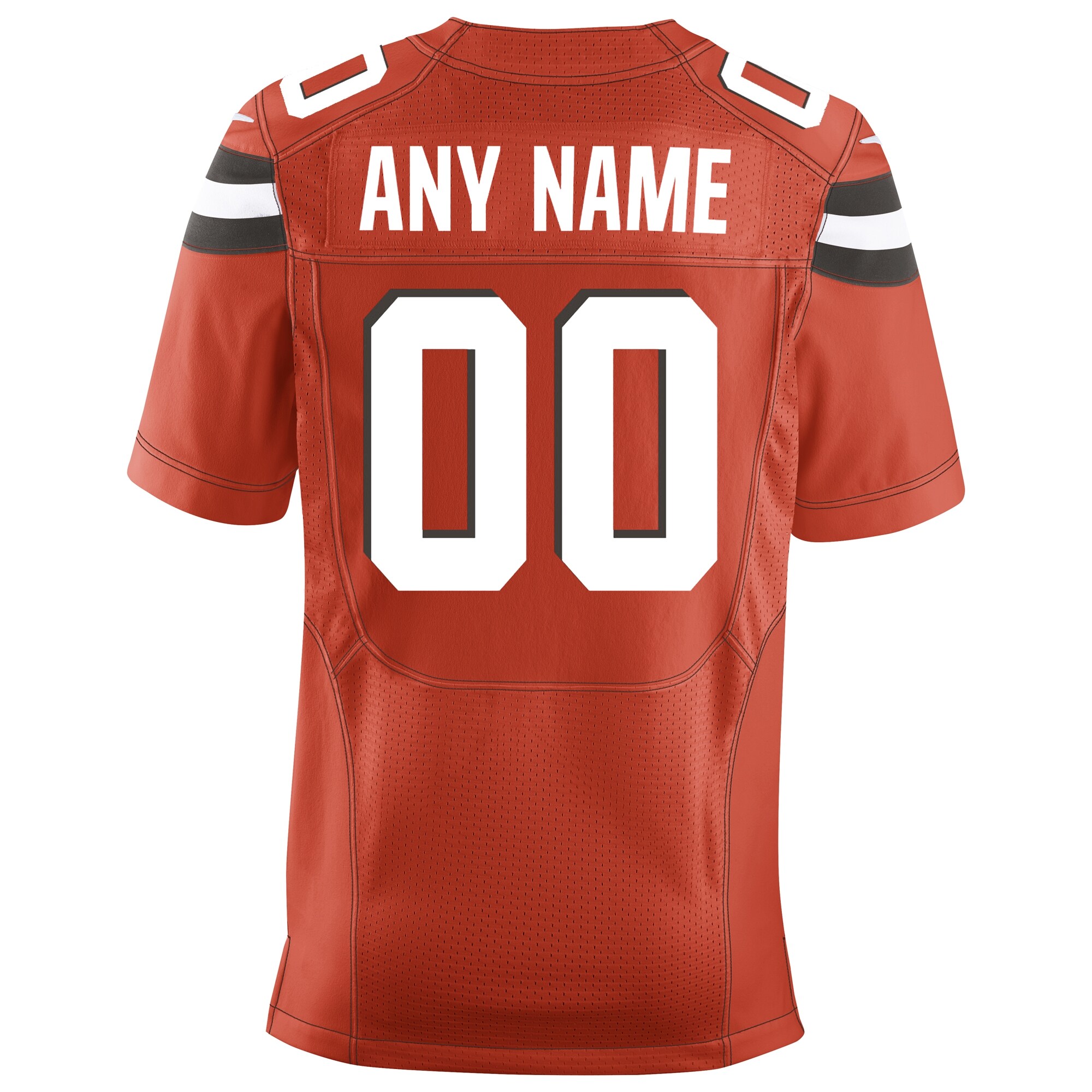 Cleveland Browns Custom Alternate Elite Jersey – Orange
