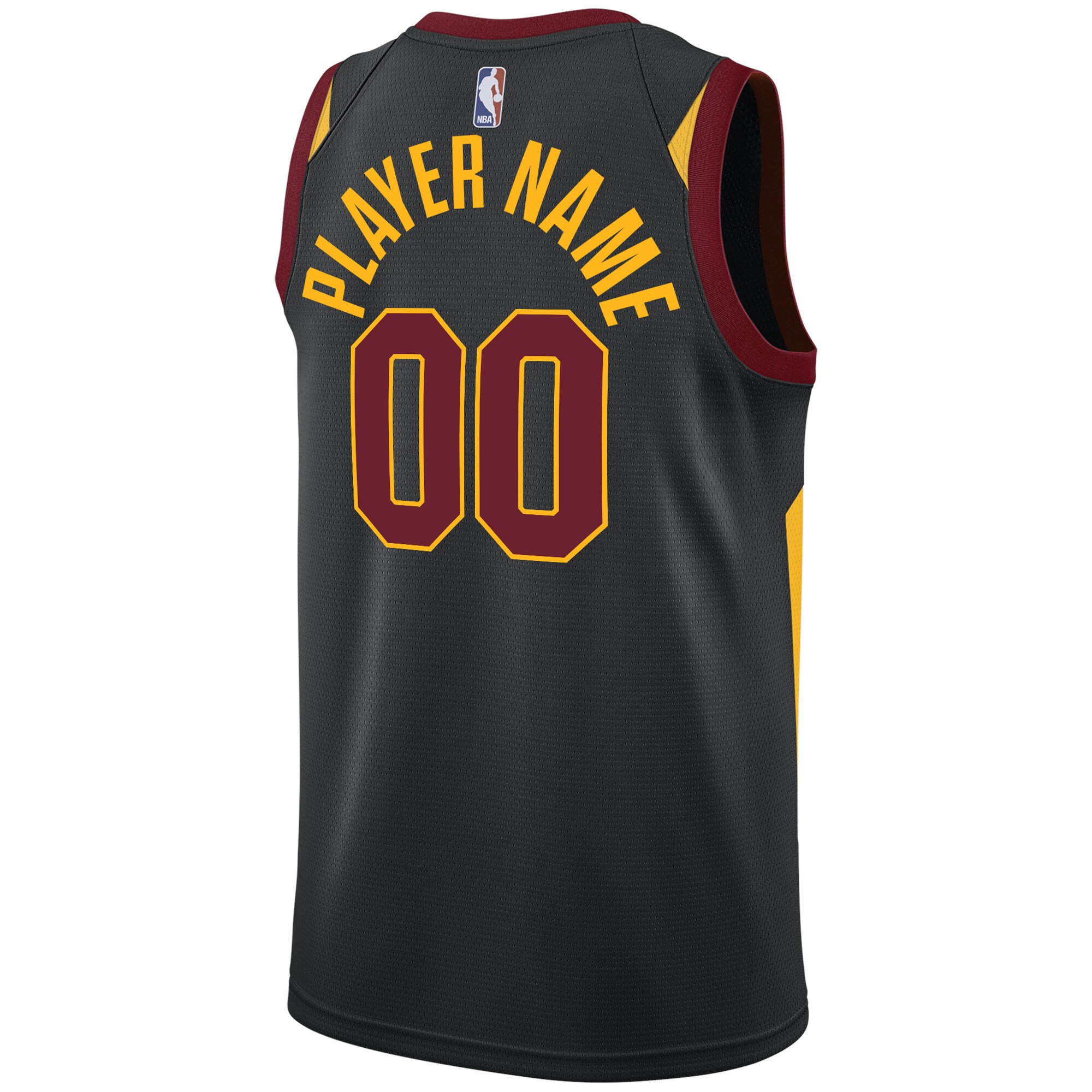 Cleveland Cavaliers Swingman Custom Jersey Black – Statement Edition