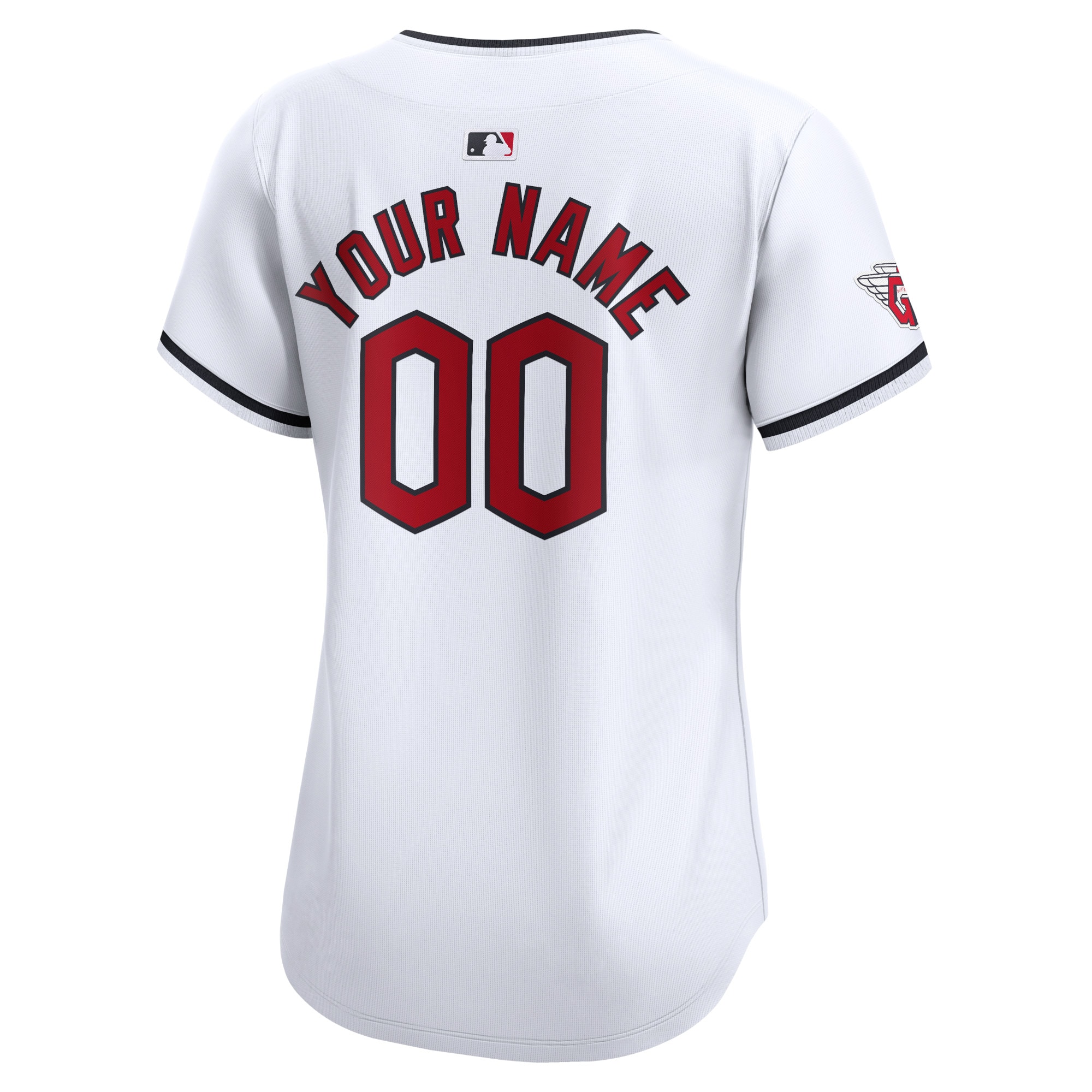Cleveland Guardians Women’s Home Limited Custom Jersey – White