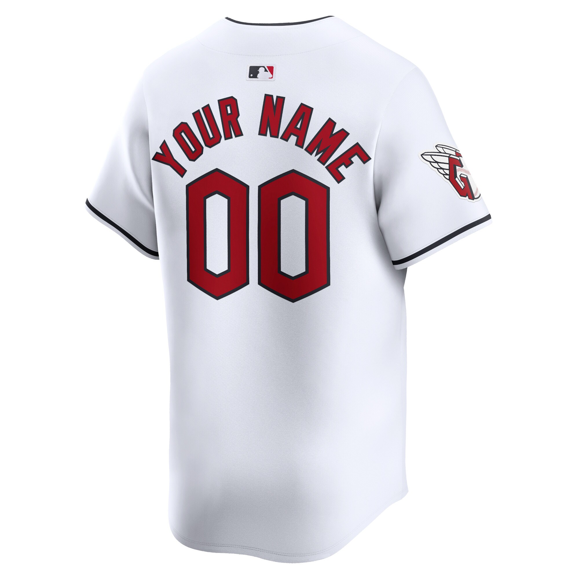 Cleveland Guardians Youth Home Limited Custom Jersey – White