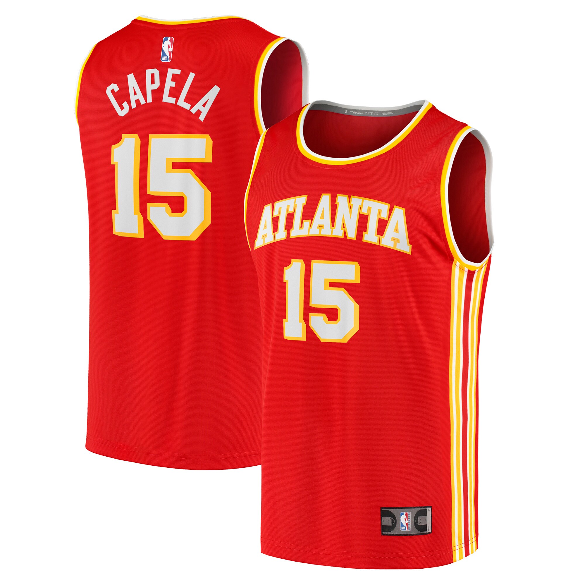 Clint Capela Atlanta Hawks Fanatics 2021/22 Fast Break Jersey - Icon Edition - Red