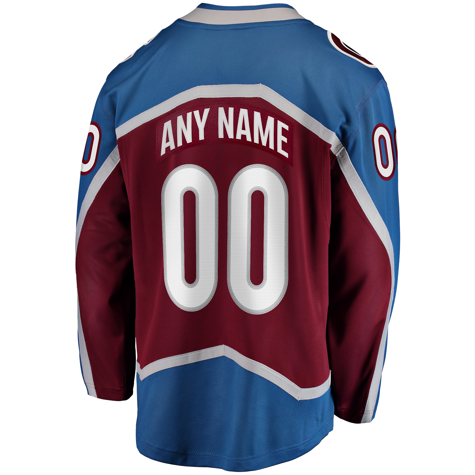 Colorado Avalanche Fanatics Home 2022 Stanley Cup Champions Breakaway Custom Jersey – Burgundy