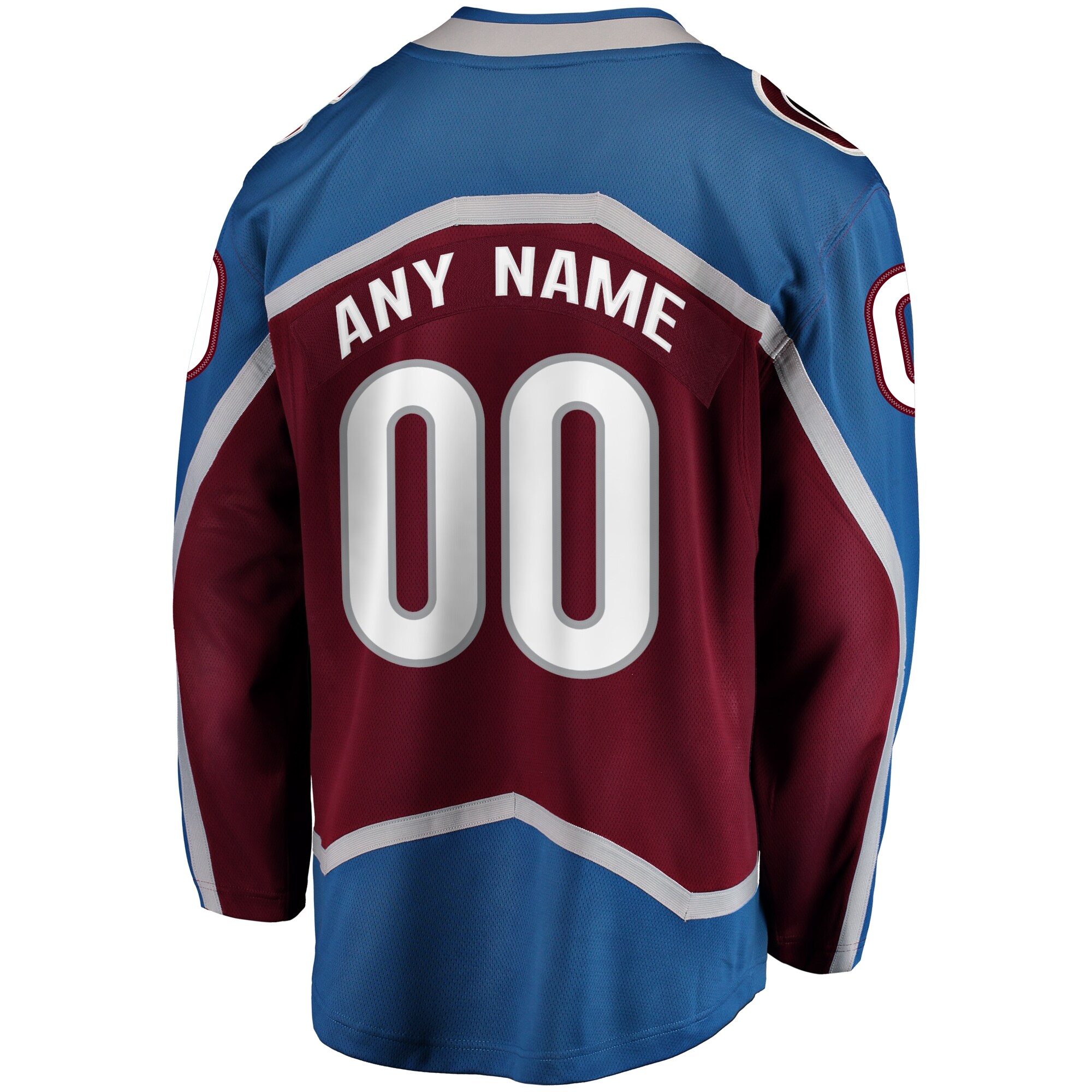 Colorado Avalanche Fanatics Home Breakaway Custom Jersey – Maroon