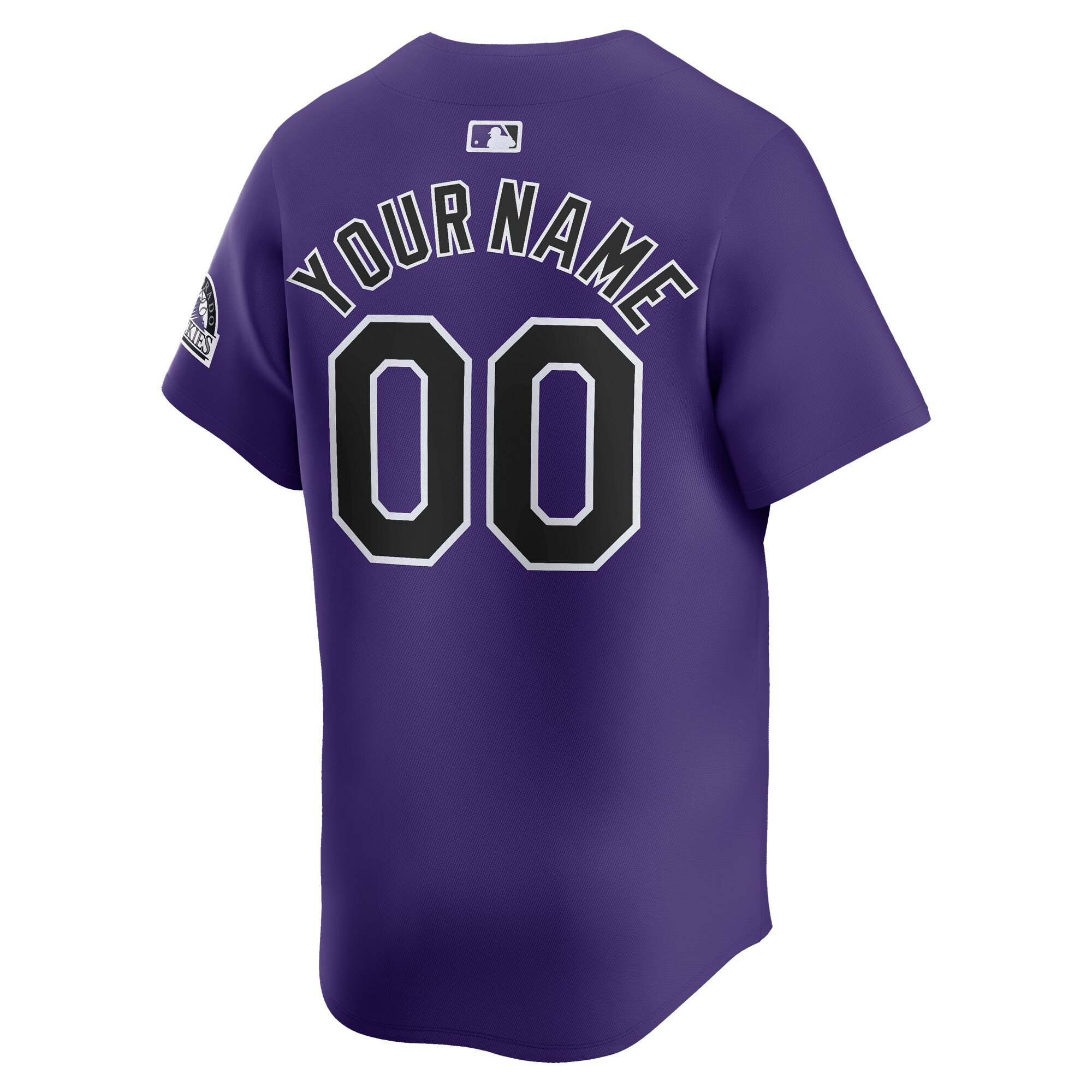 Colorado Rockies Alternate Limited Custom Jersey  Purple