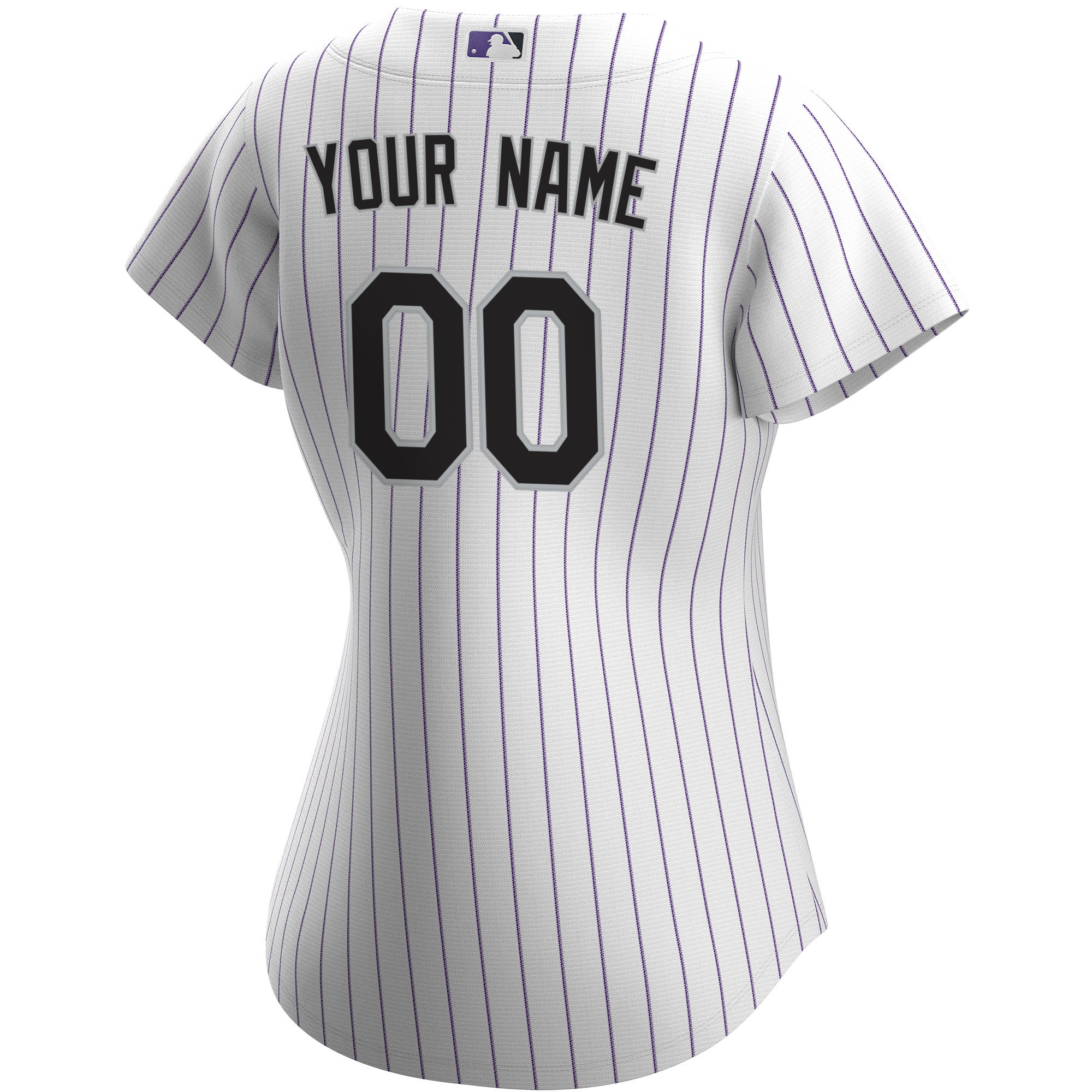 Colorado Rockies Women’s Home Custom Jersey – White