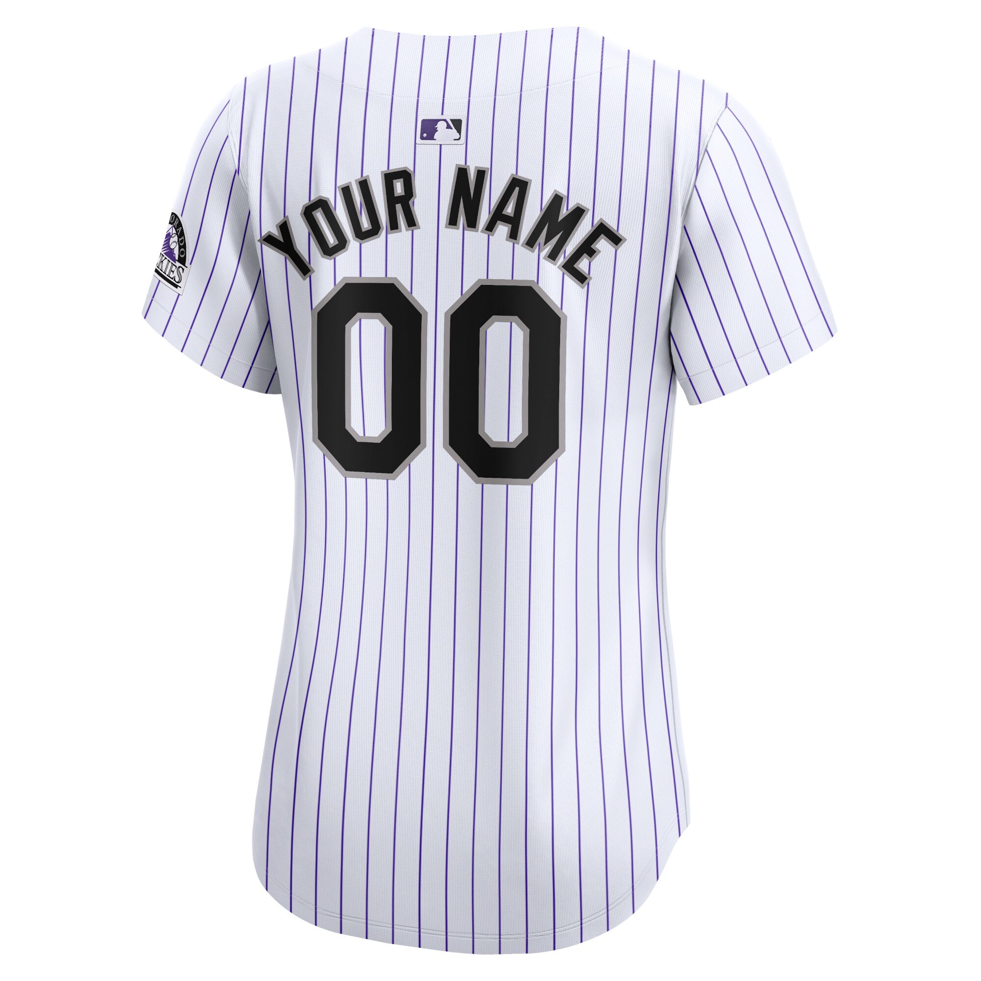 Colorado Rockies Women’s Home Limited Custom Jersey – White