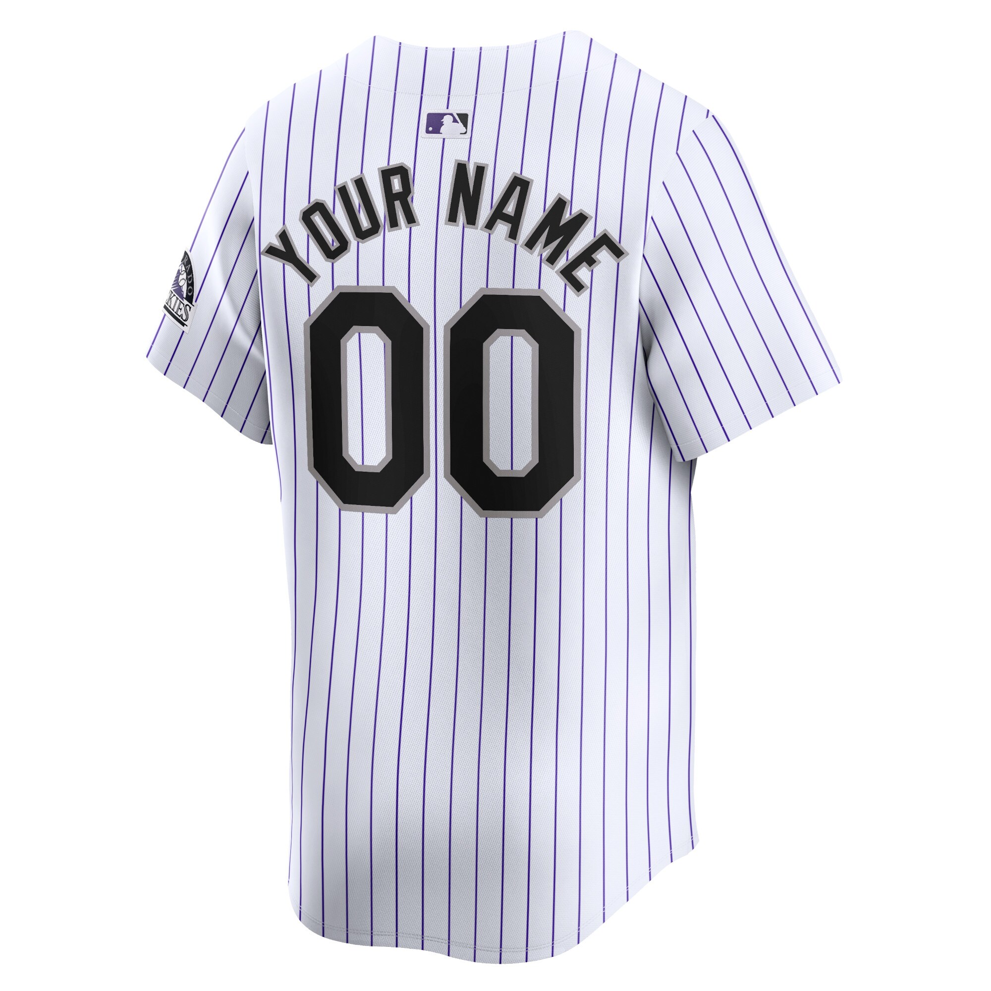 Colorado Rockies Youth Home Limited Custom Jersey – White