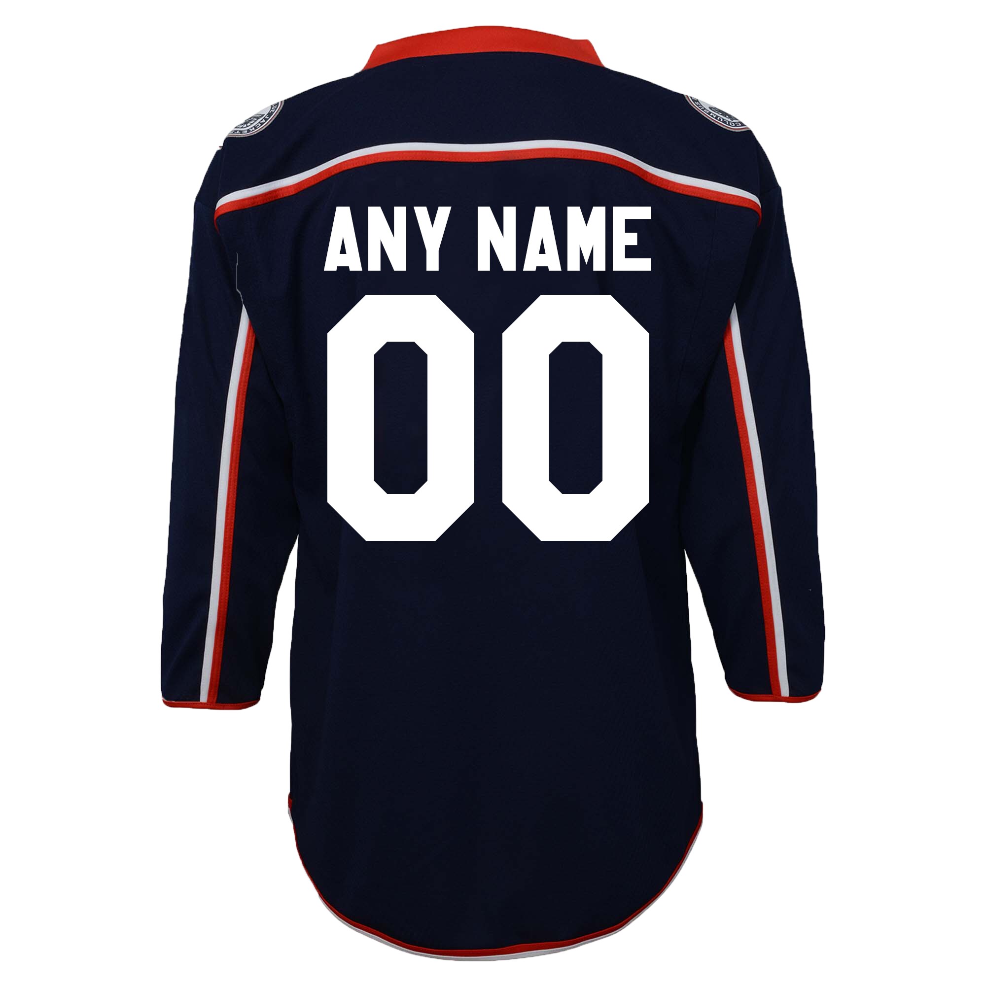 Columbus Blue Jackets Preschool Home Custom Jersey – Navy