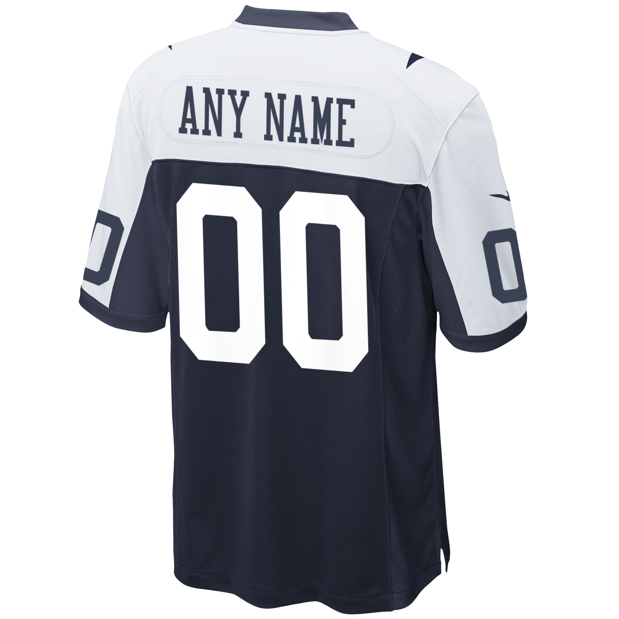 Dallas Cowboys Alternate Custom Game Jersey – Navy