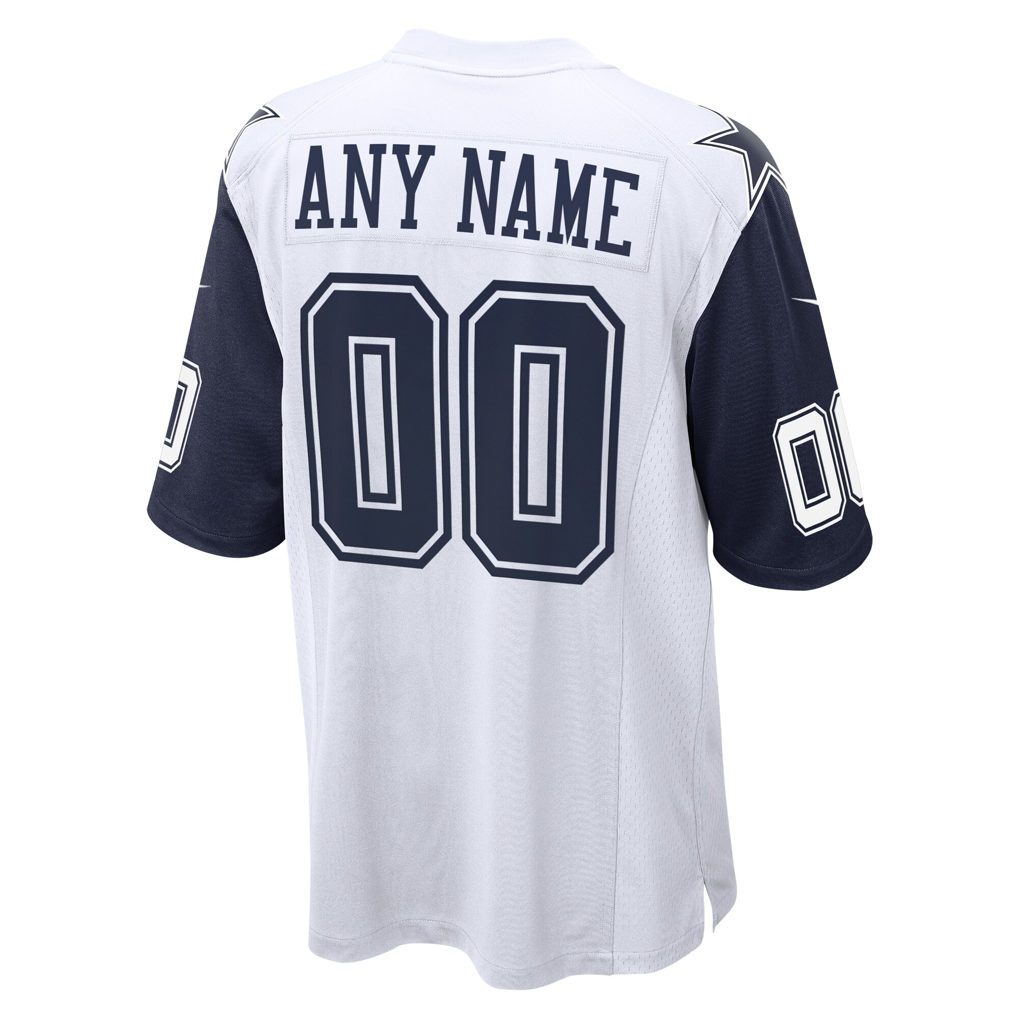 Dallas Cowboys Alternate Custom Game Jersey – White