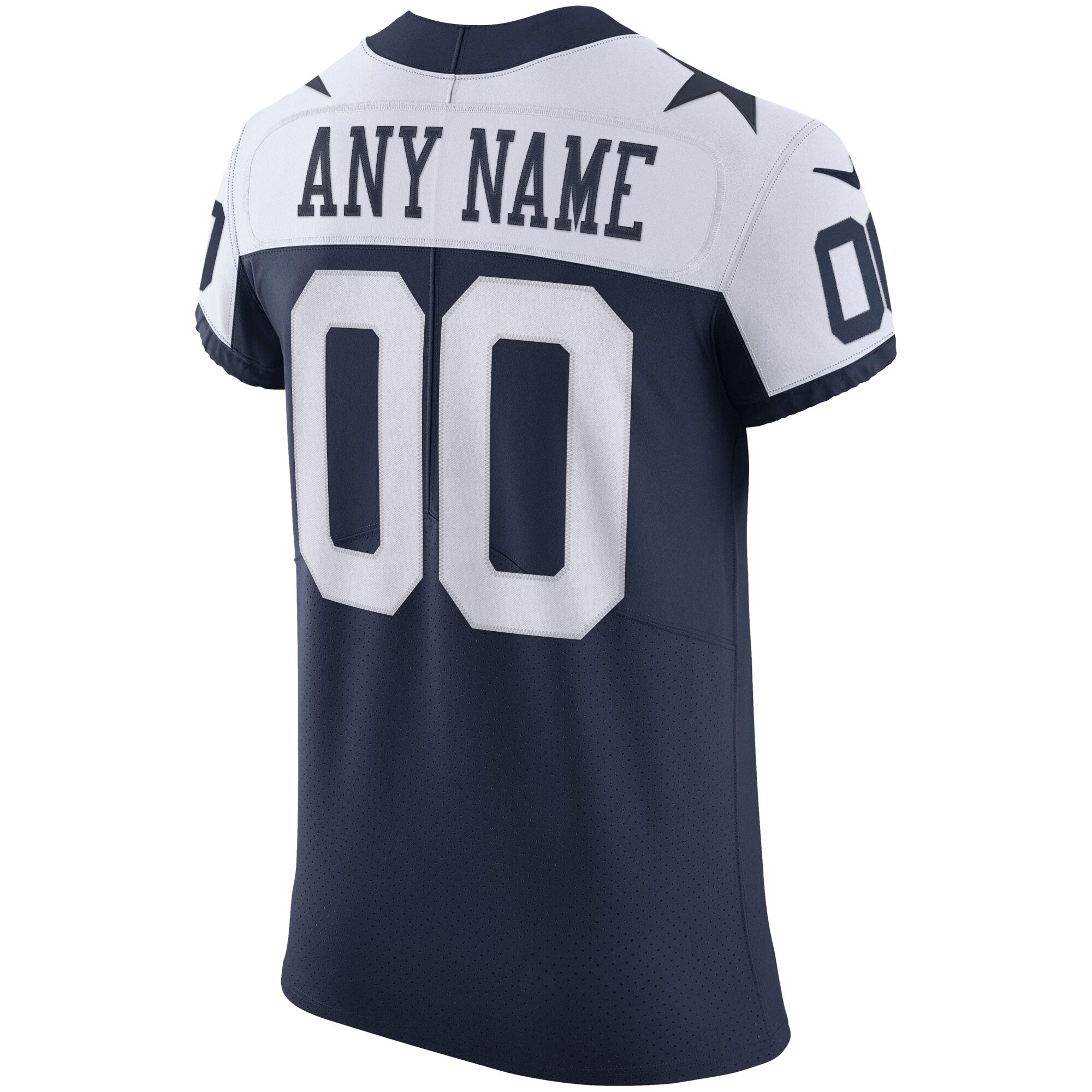 Dallas Cowboys Alternate Vapor Elite Custom Jersey – Navy