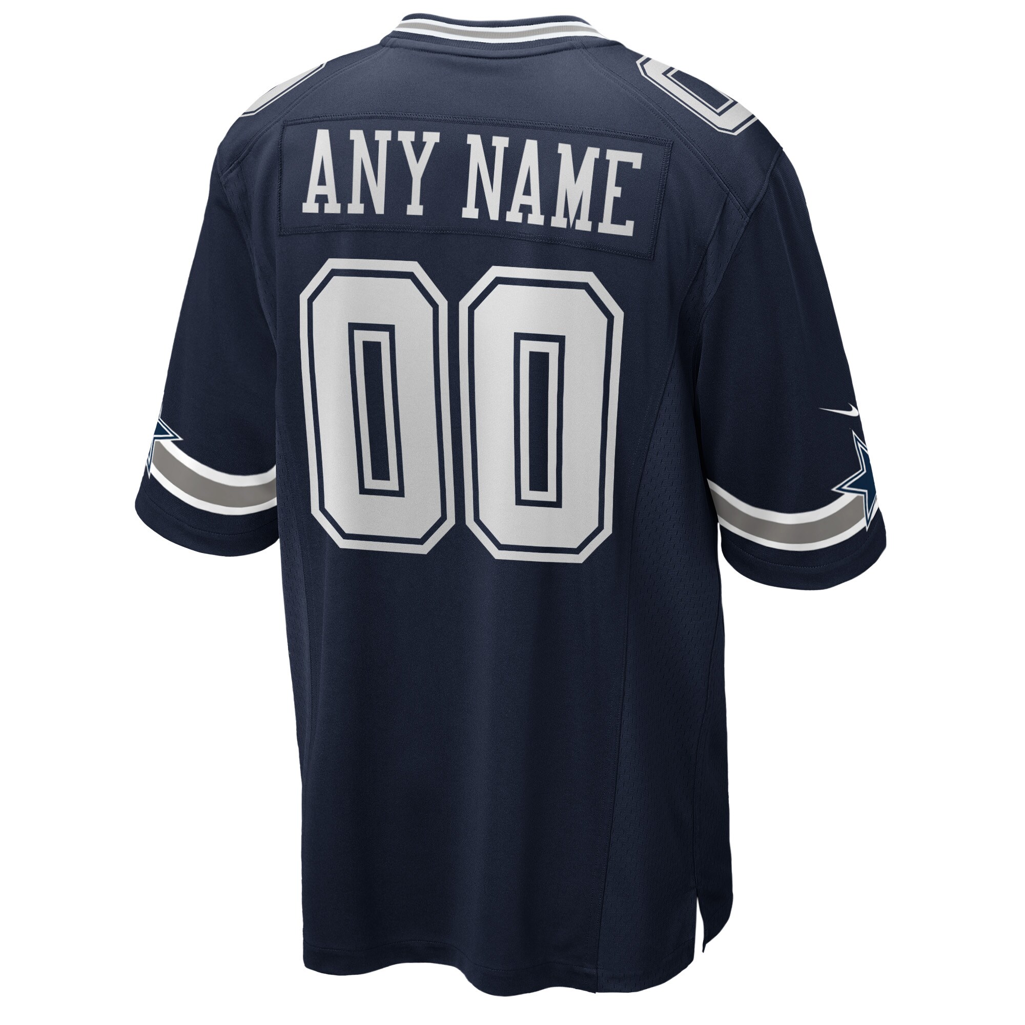 Dallas Cowboys Custom Game Jersey – Navy