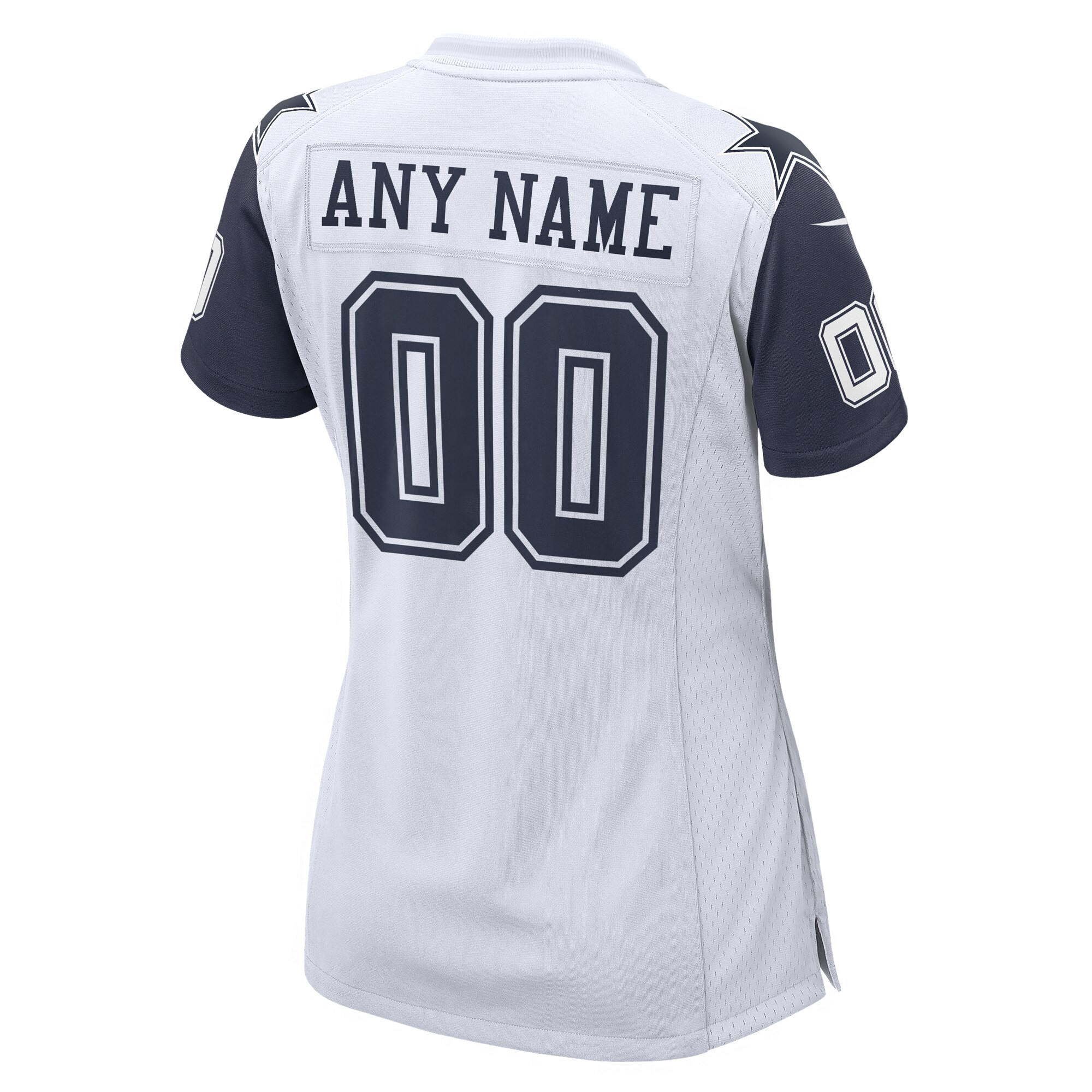 Dallas Cowboys Women’s Alternate Custom Game Jersey – White