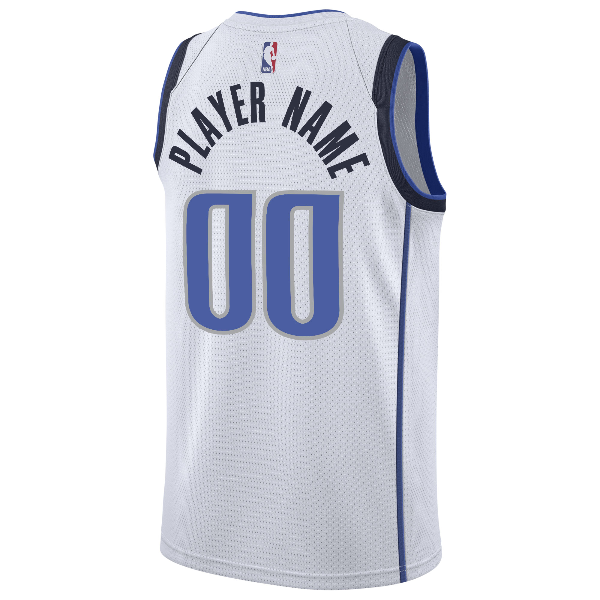Dallas Mavericks 2020/21 Swingman Custom Jersey – Association Edition – White