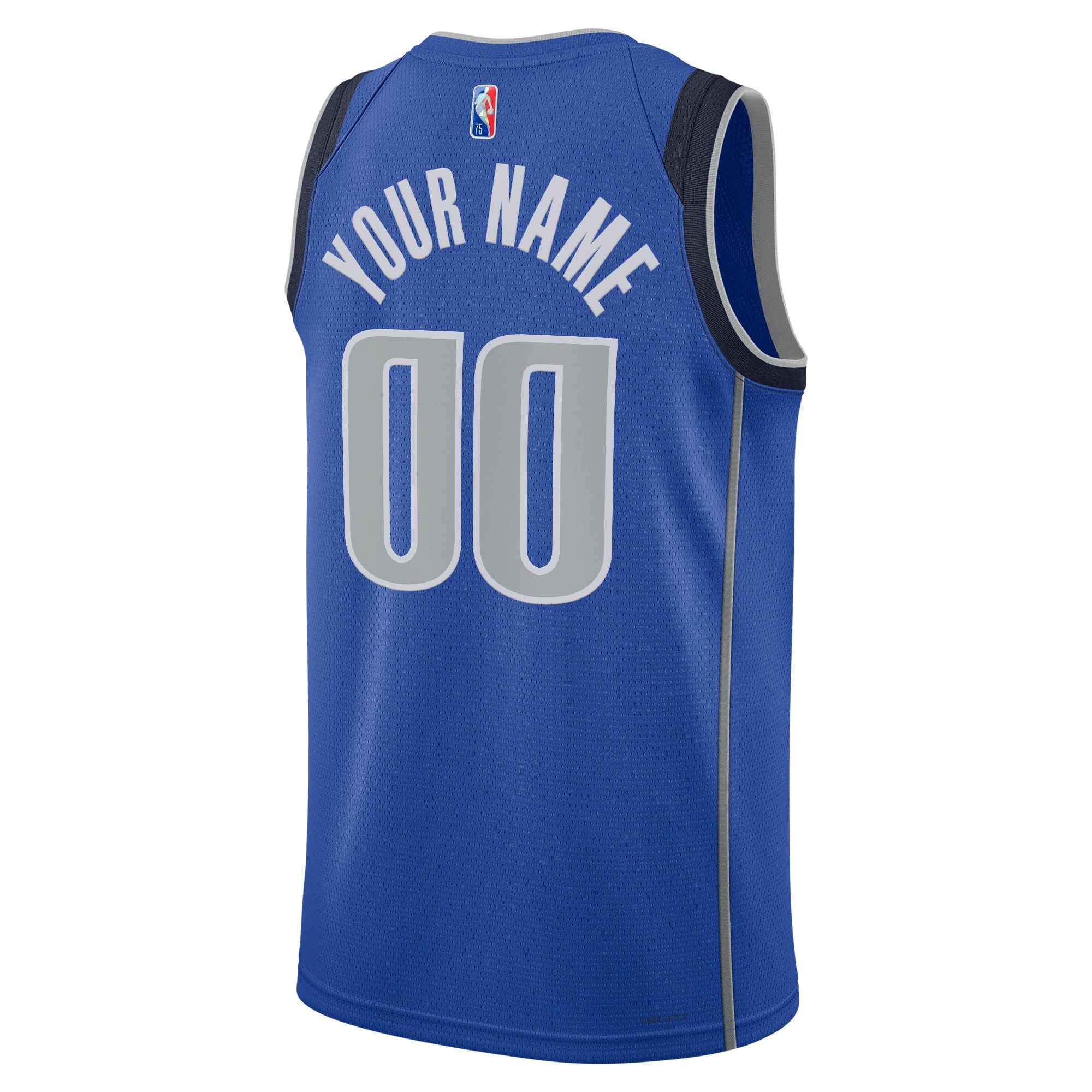 Dallas Mavericks 2021/22 Diamond Swingman Custom Jersey – Icon Edition – Blue