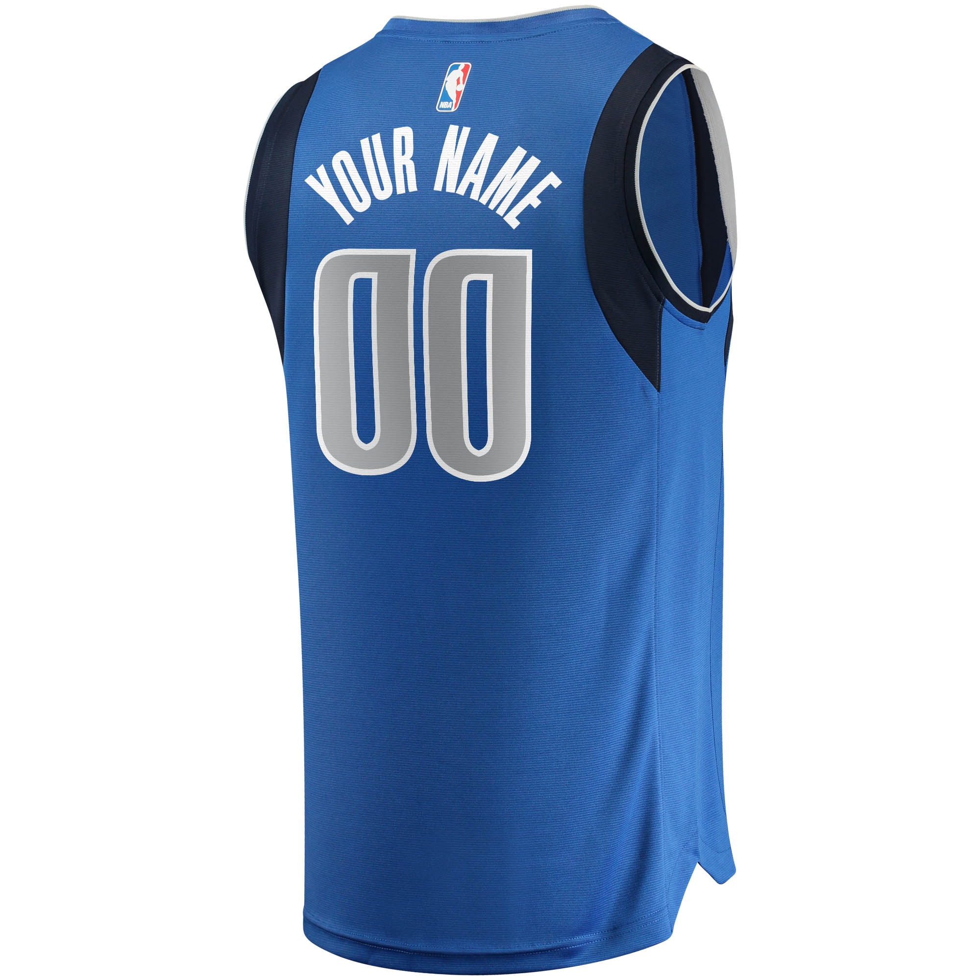Dallas Mavericks Fanatics Youth Fast Break Custom Jersey Blue – Icon Edition