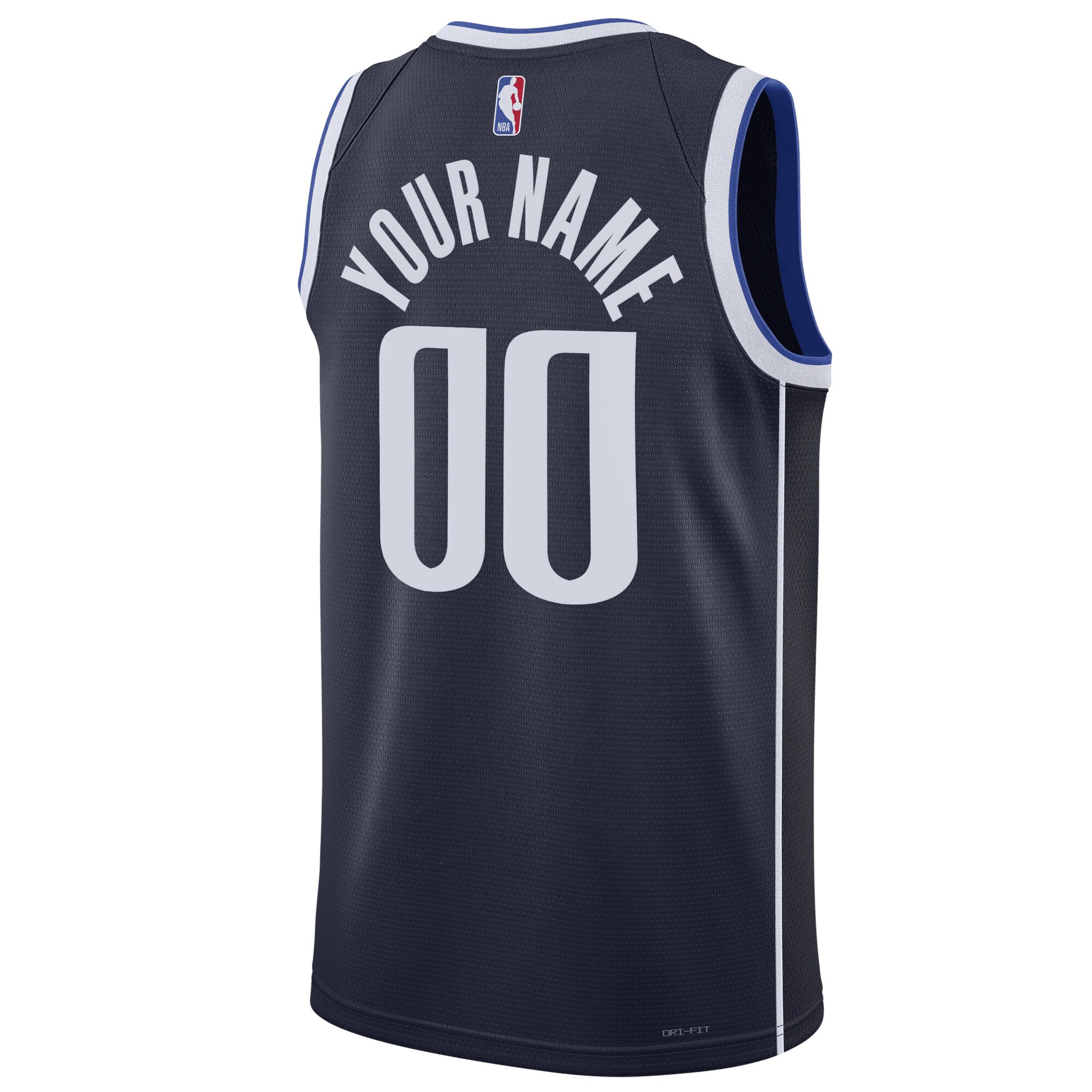 Dallas Mavericks Jordan Brand Unisex 2022/23 Swingman Custom Jersey – Statement Edition – Navy