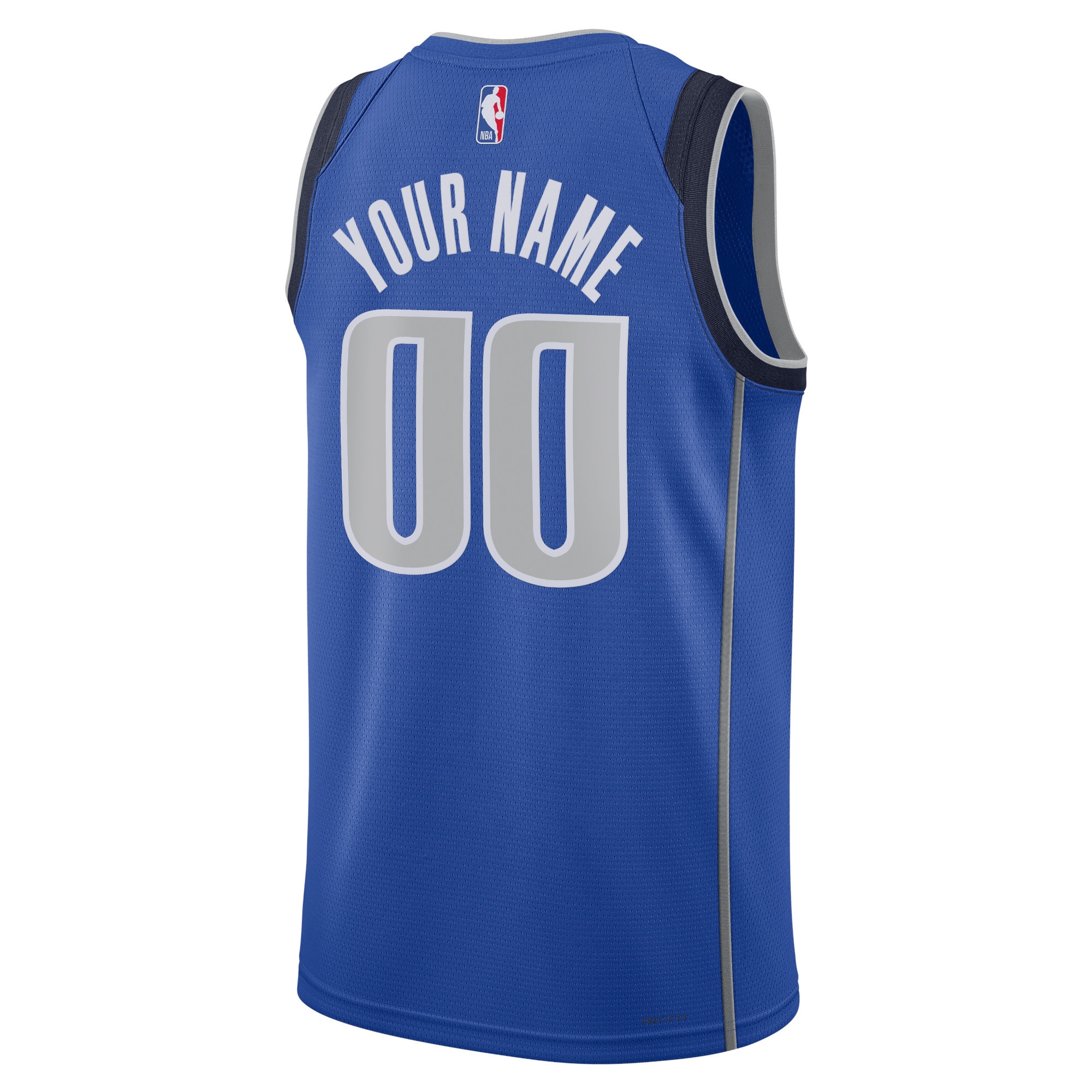 Dallas Mavericks Unisex Swingman Custom Jersey Blue – Icon Edition